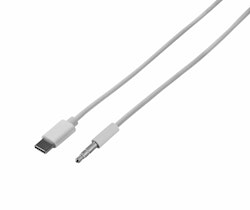 Vivanco Ljudadapterkabel USB-C till 3.5mm 1m Vit