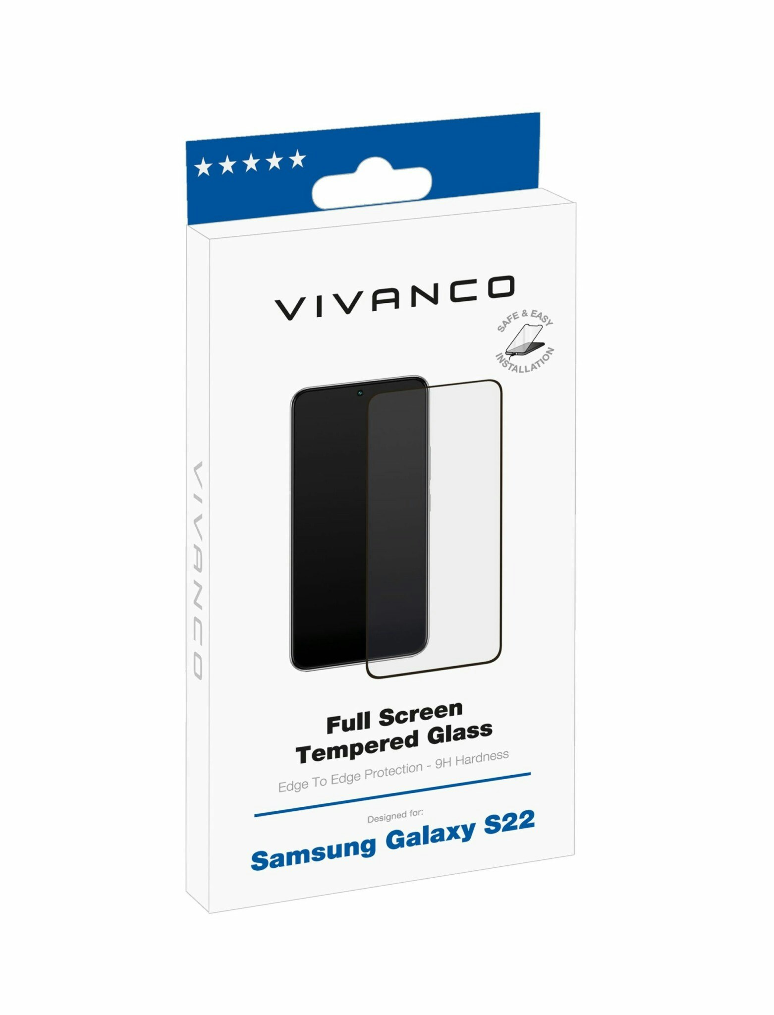Vivanco Full Screen Skyddsglas 9H Galaxy S23/S22 5G