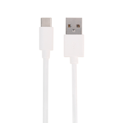 Vivanco USB-C/USB-A 2.0 kabel 1.2m Vit