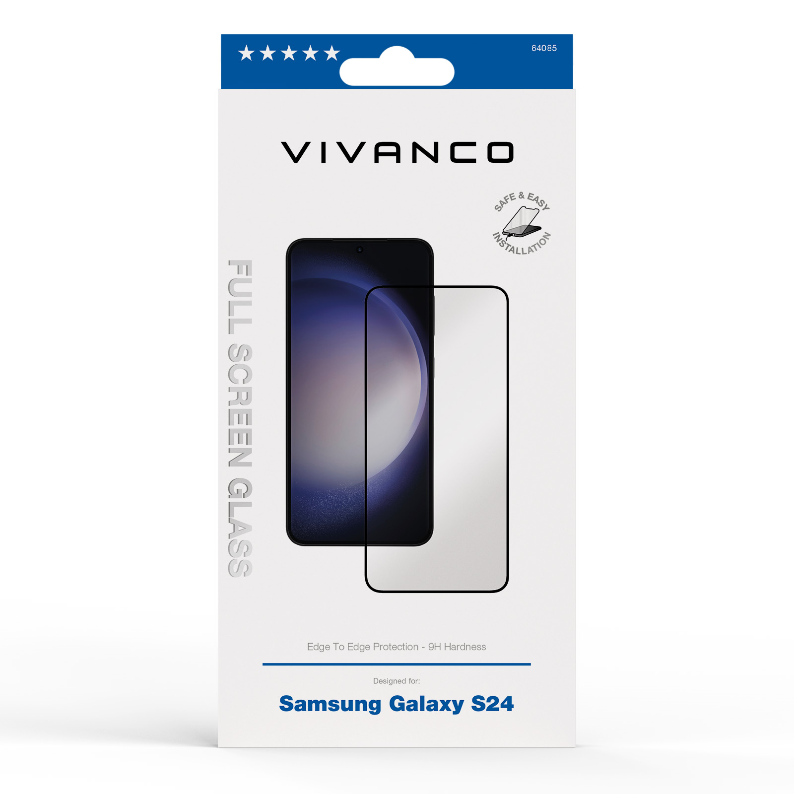 Vivanco Full Screen Skyddsglas 9H Galaxy S24 5G