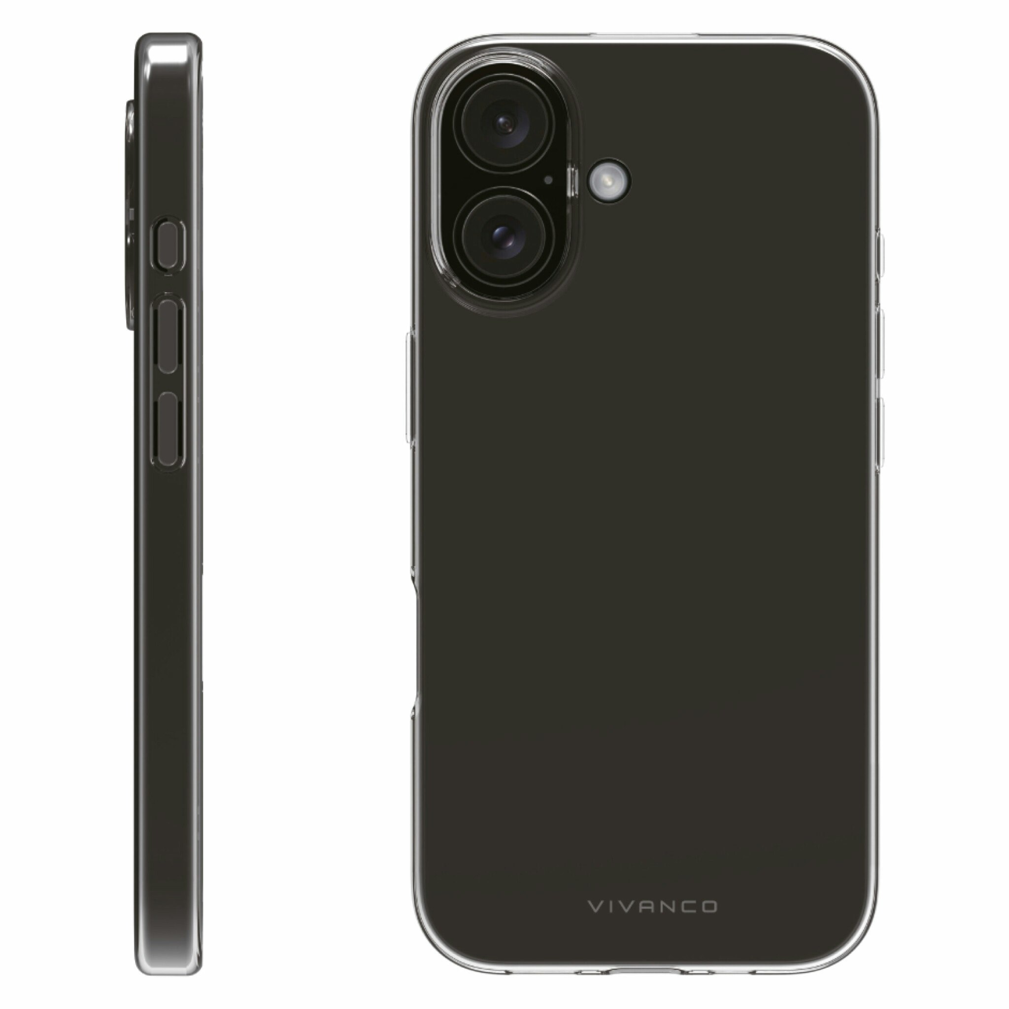 Vivanco Slim TPU skal iPhone 16 Plus Transparent