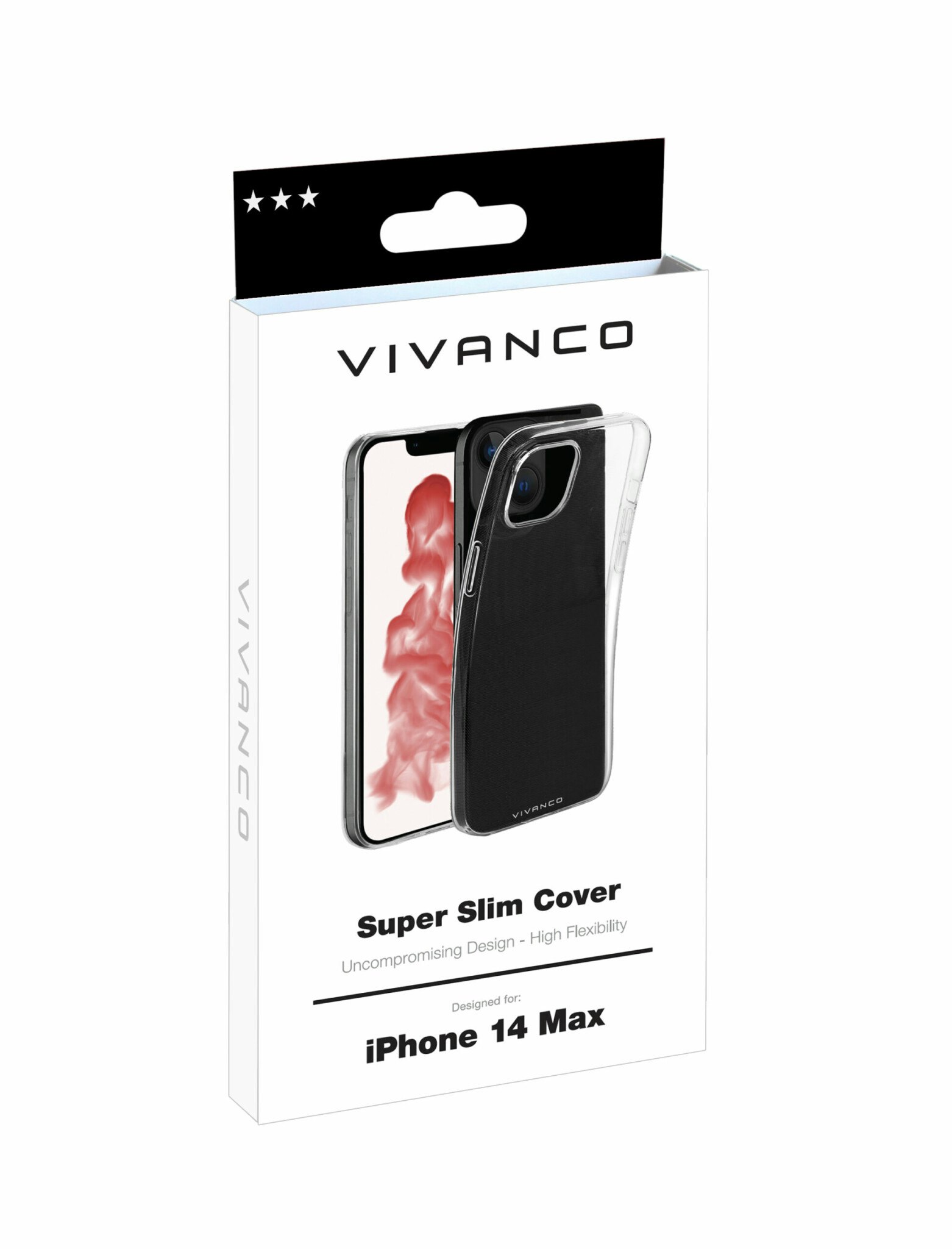 Vivanco Slim TPU skal iPhone 15/14 Plus Transparent