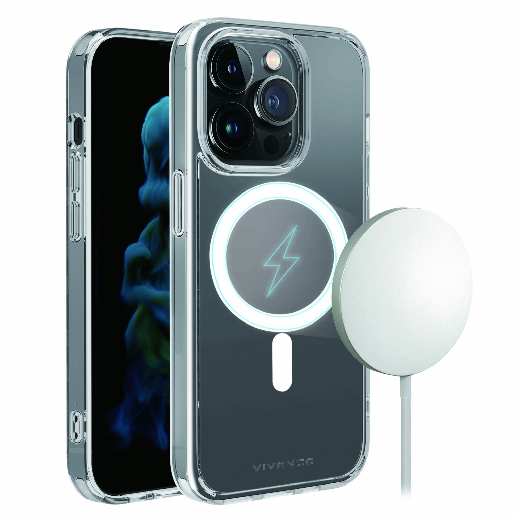 Vivanco Mag Steady skal iPhone 14 Pro Max Transparent