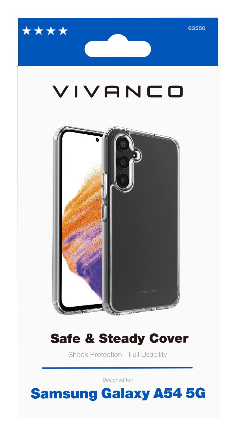 Vivanco Safe & Steady skal Galaxy A54 5G Transp.