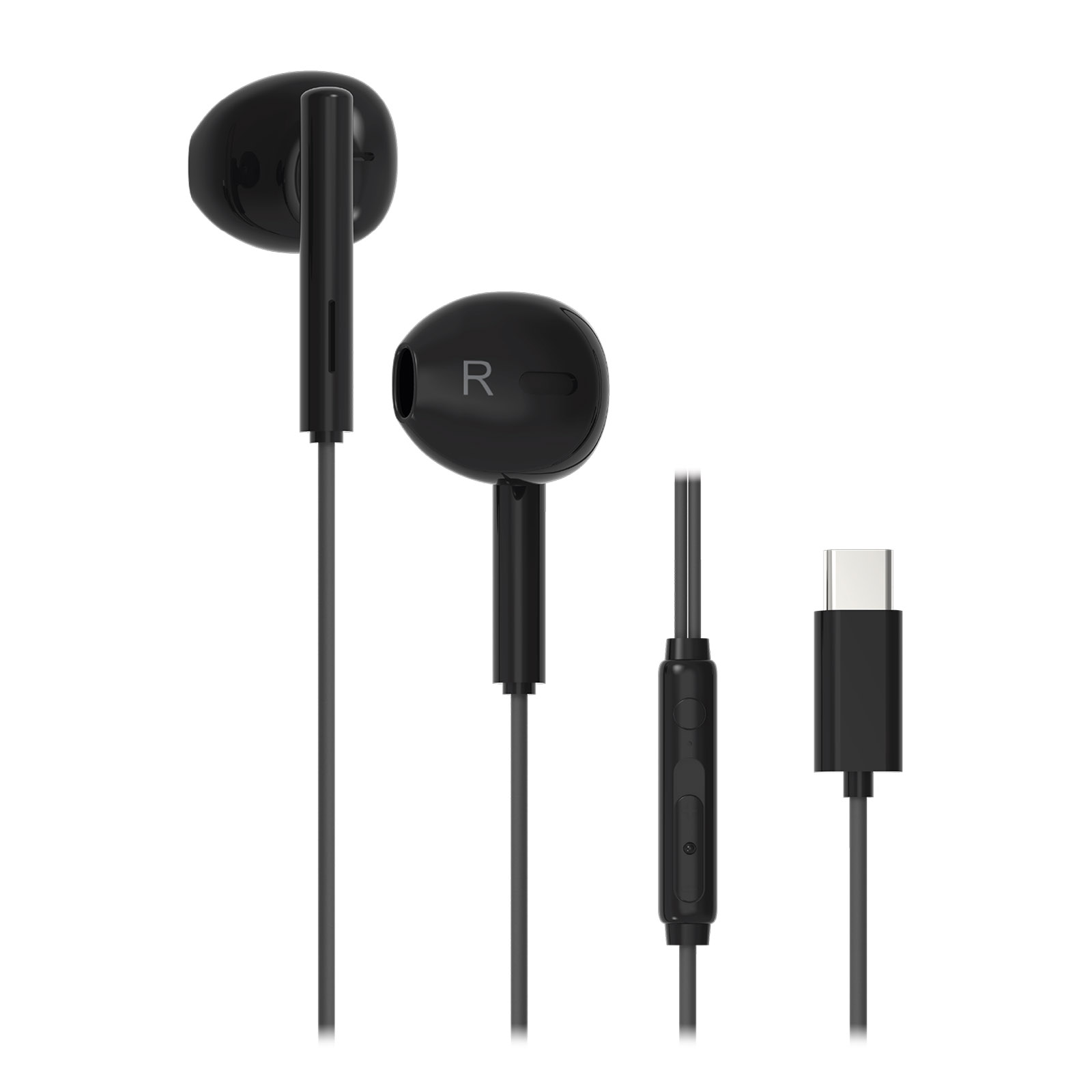 Vivanco Smart Pro USB-C In-Ear Headset Svart