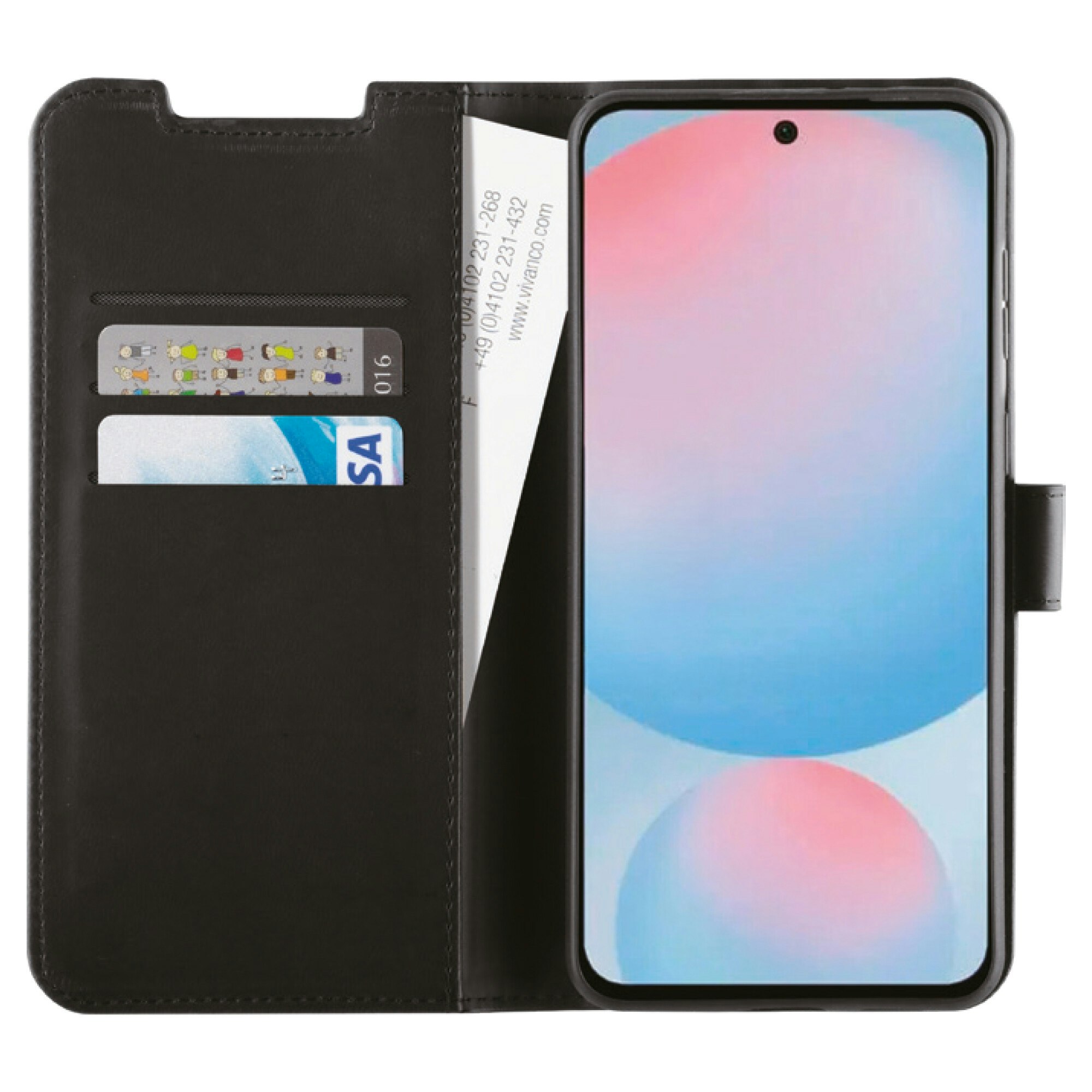 Vivanco Classic Plånboksfodral Samsung Galaxy A56/A36 Svart