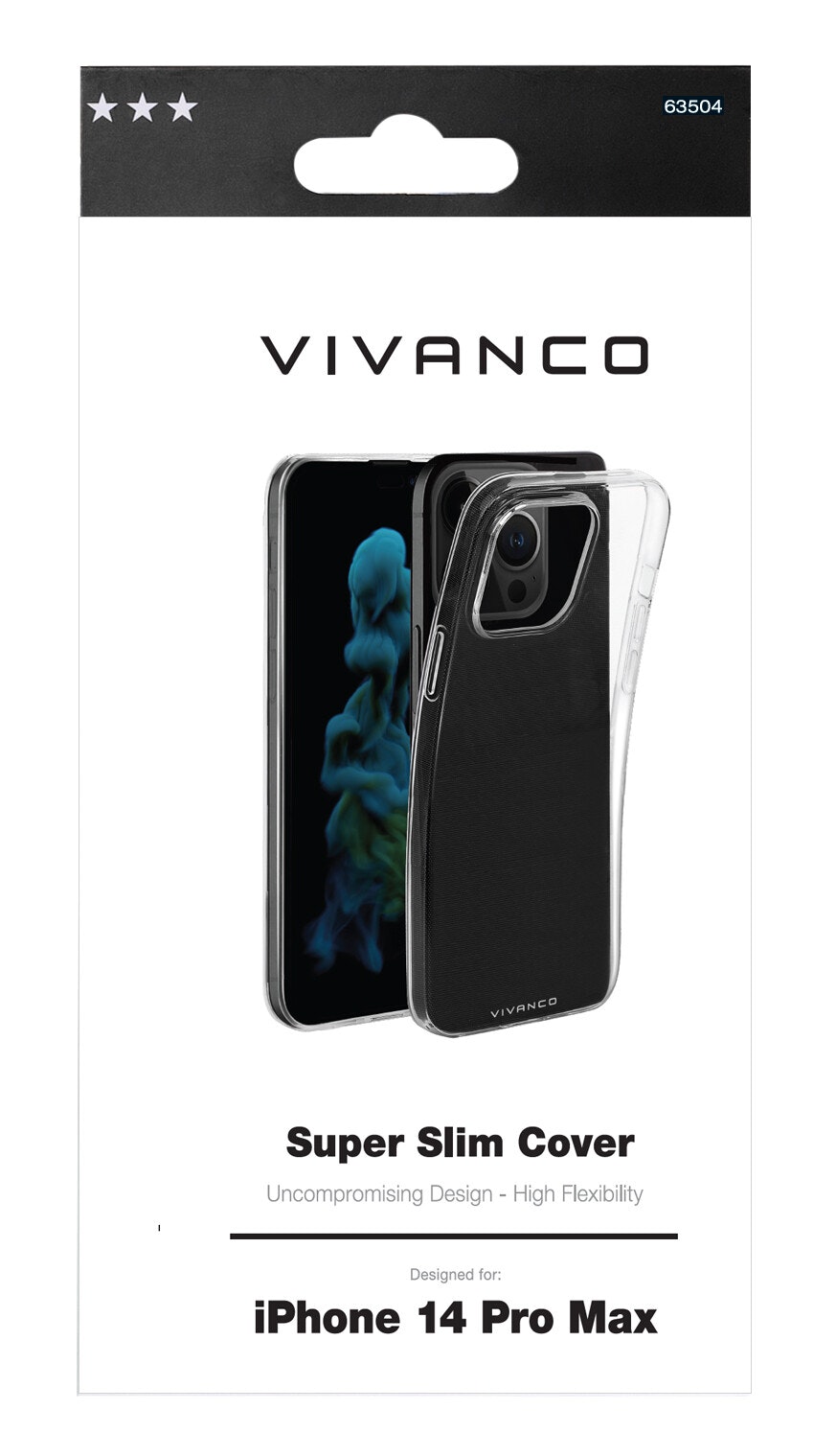 Vivanco Slim TPU skal iPhone 14 Pro Max Transparent