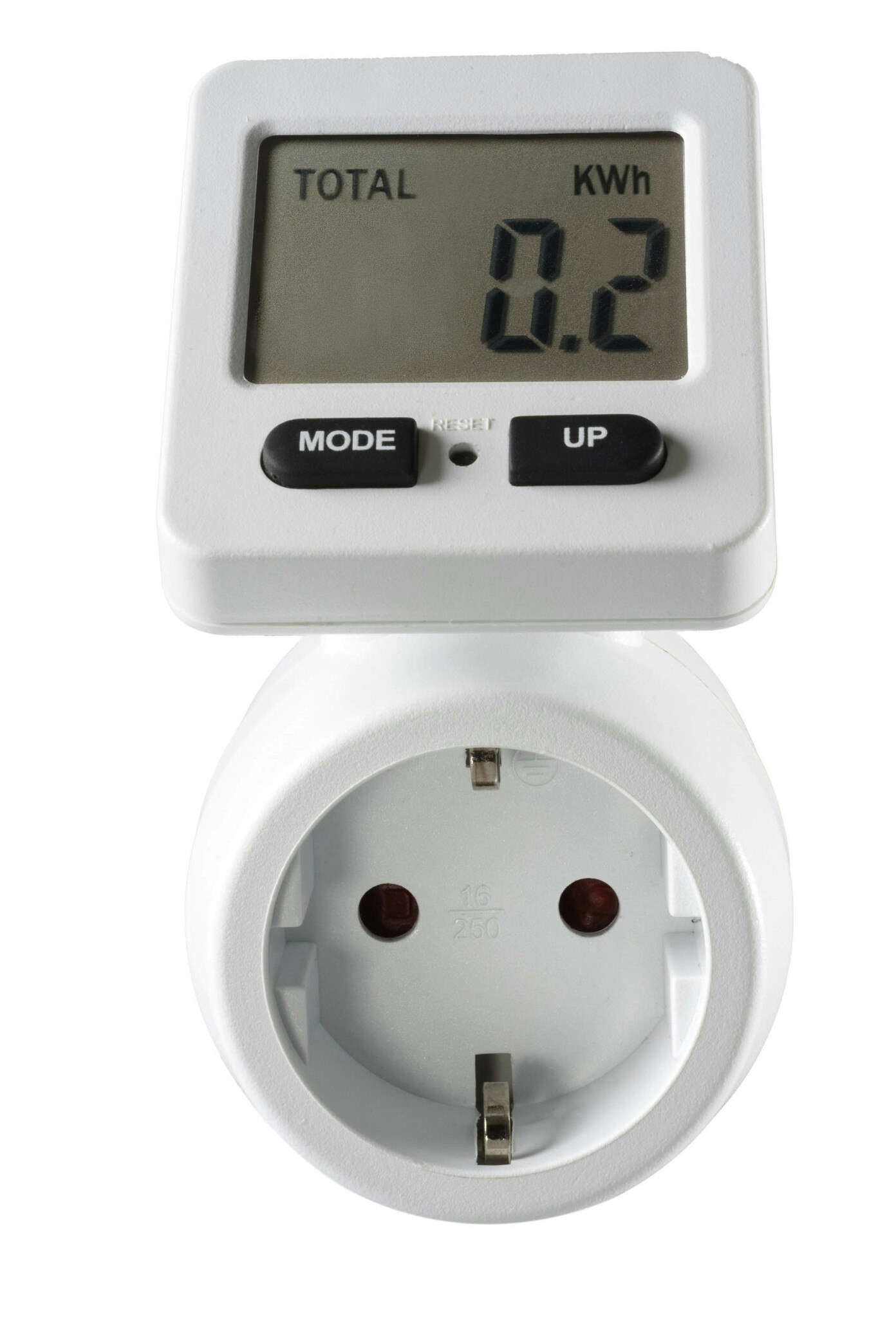 Vivanco Digital energiförbrukningsmätare Schuko 3680W