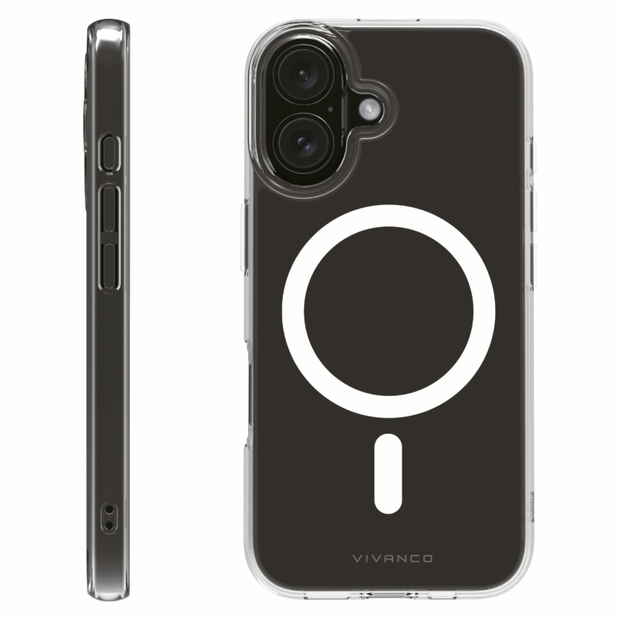 Vivanco Mag Clear skal iPhone 16 Transparent