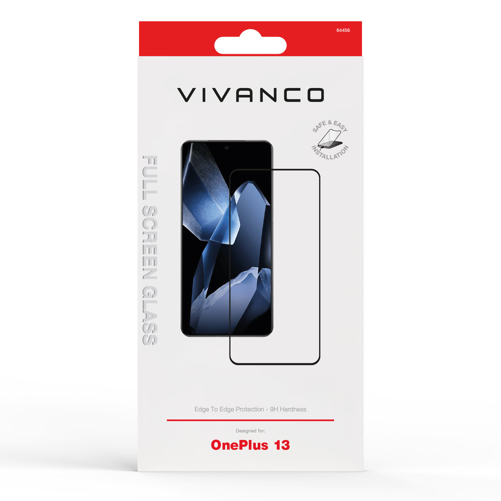 Vivanco Full Screen 3D Skyddsglas 9H OnePlus 13