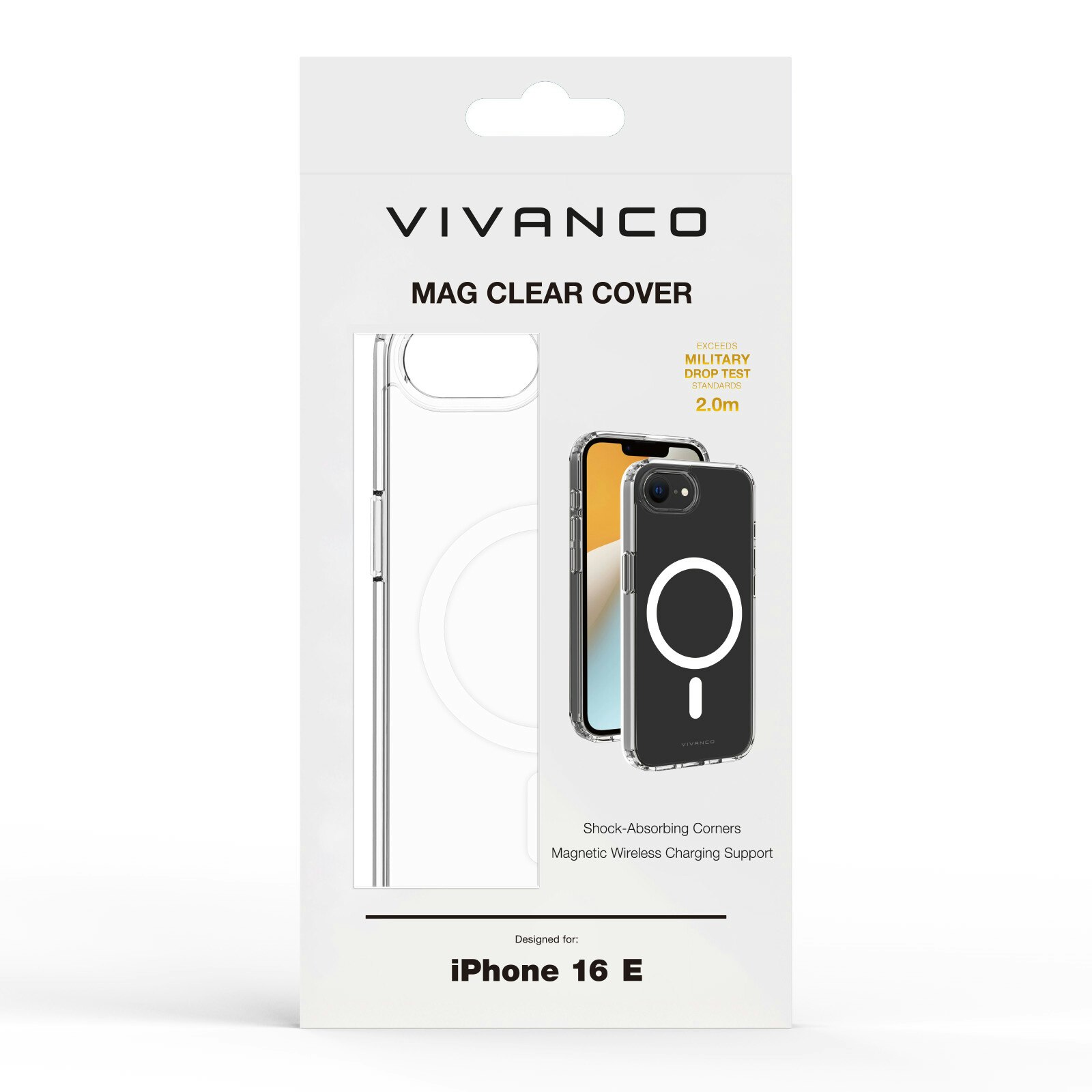 Vivanco Mag Clear skal Apple iPhone 16e Transparent