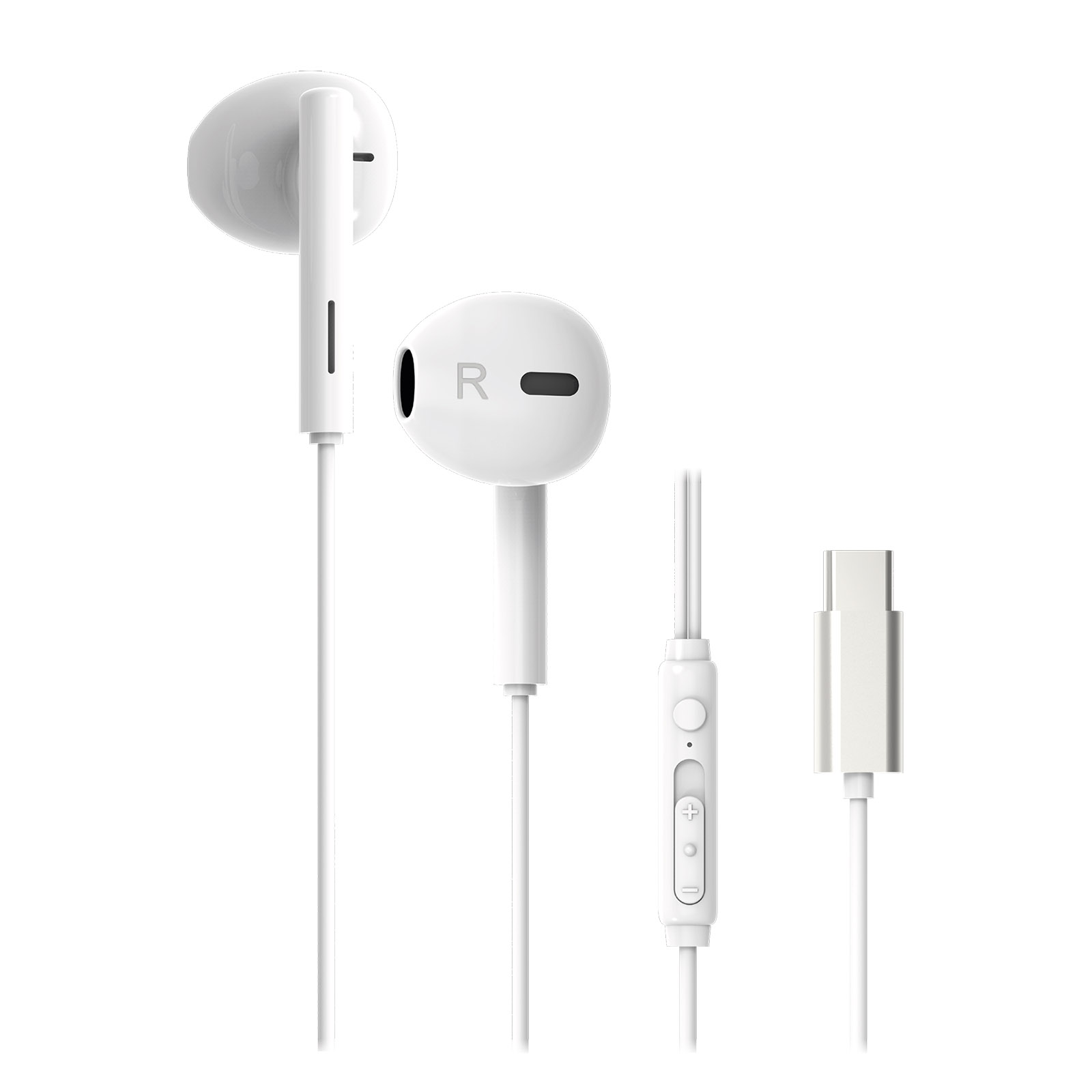 Vivanco Smart Pro USB-C In-Ear Headset Vit