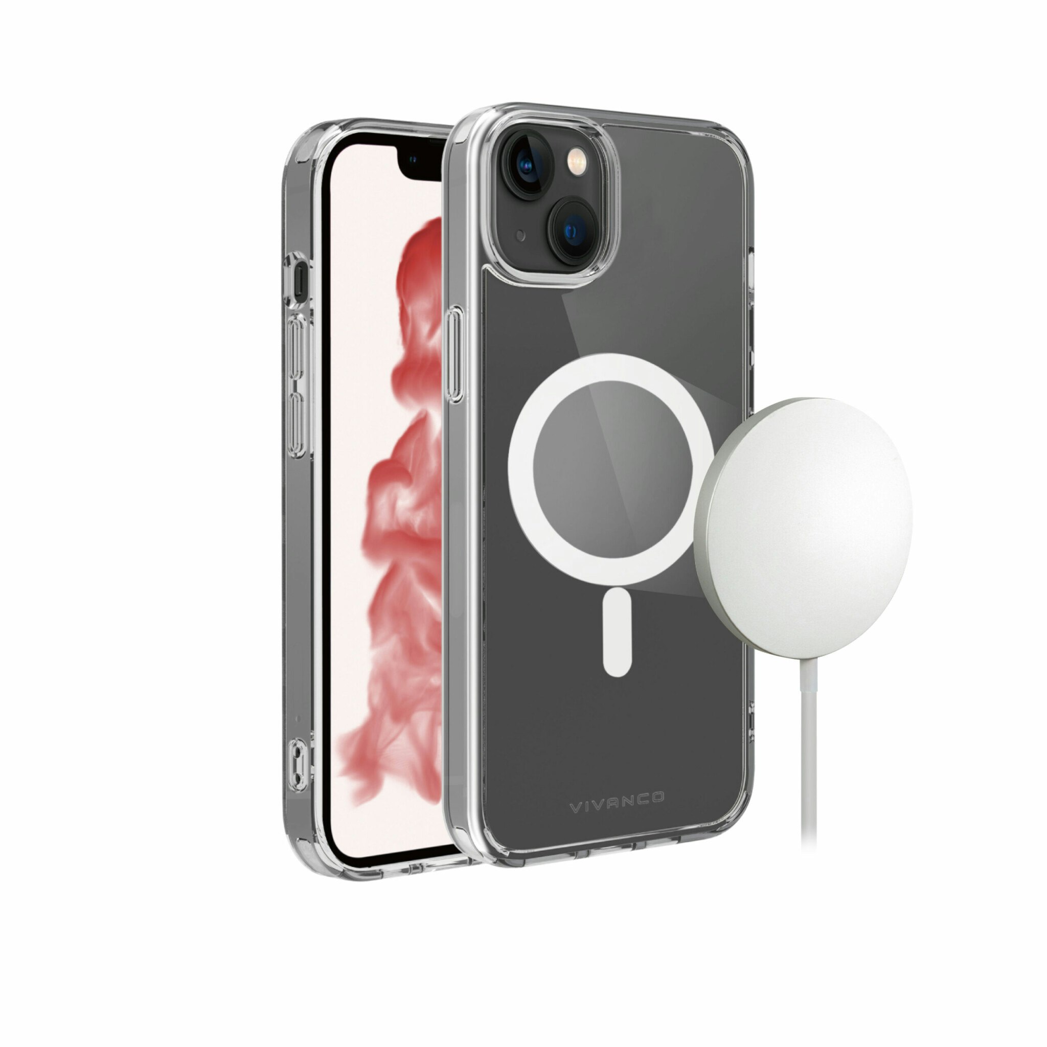 Vivanco Mag Steady skal iPhone 14 Plus Transparent