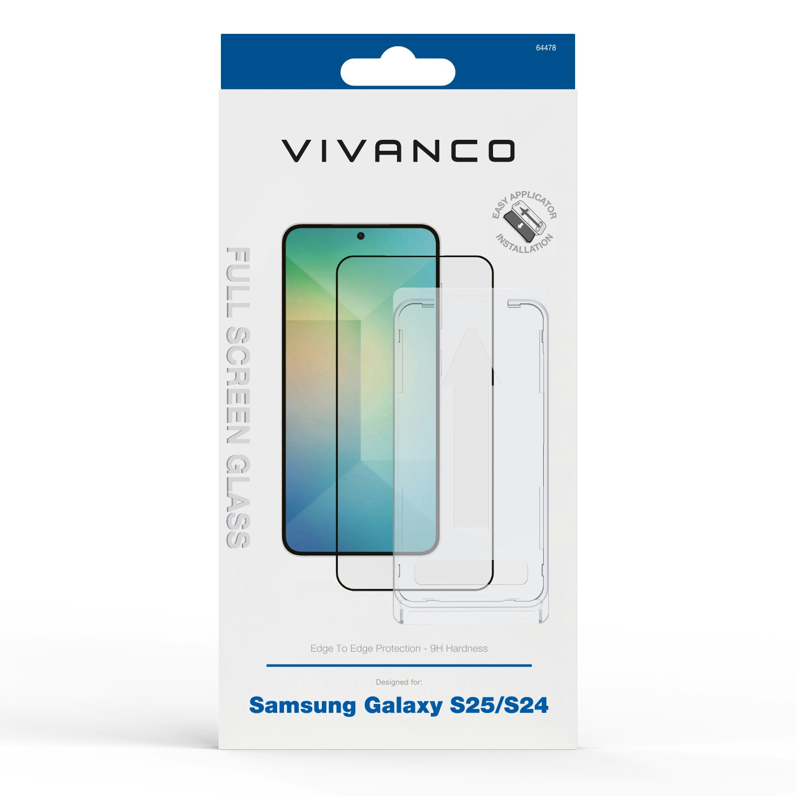 Vivanco Full Screen Skyddsglas 9H Samsung Galaxy S25/S24