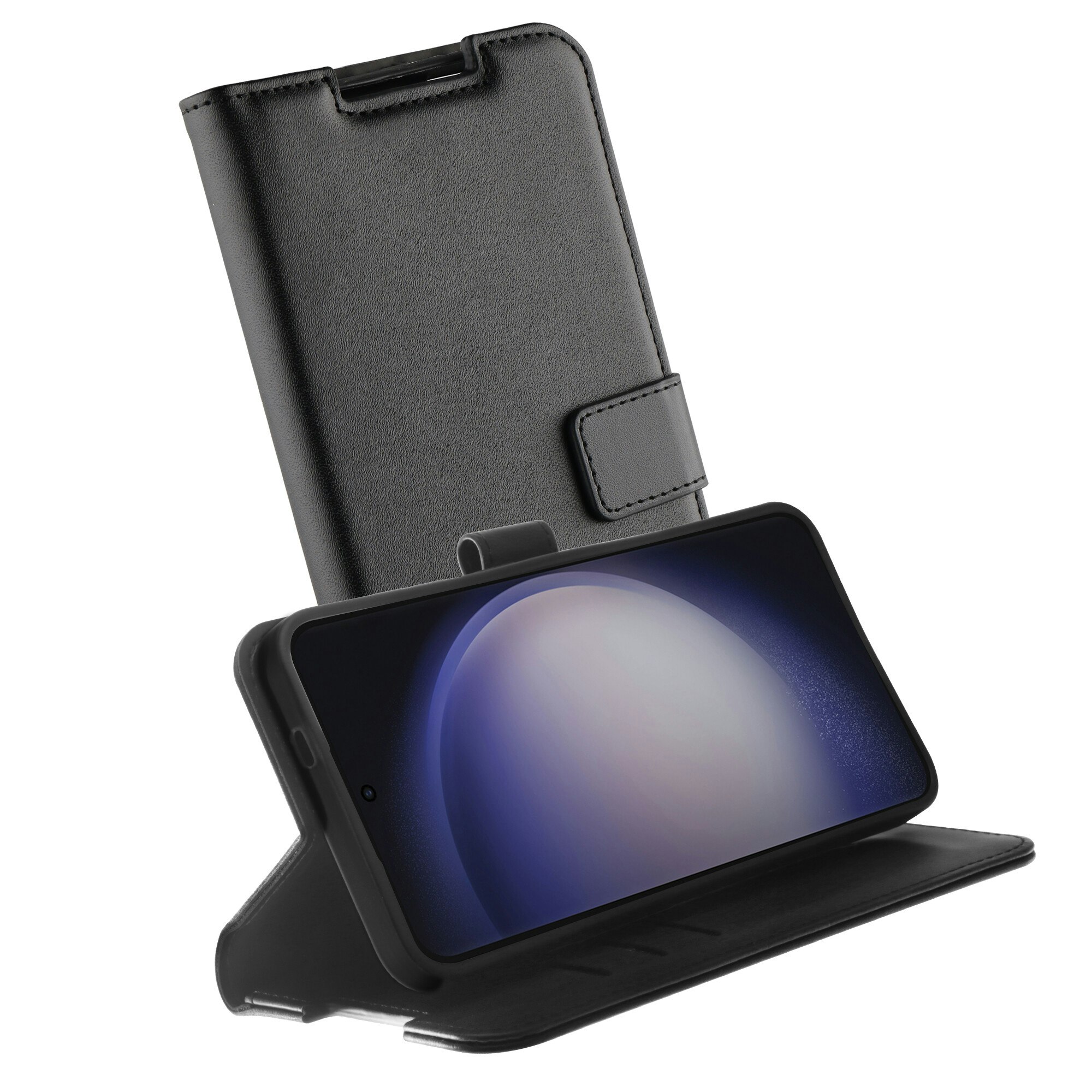 Vivanco Classic Plånboksfodral Galaxy S24 5G Svart