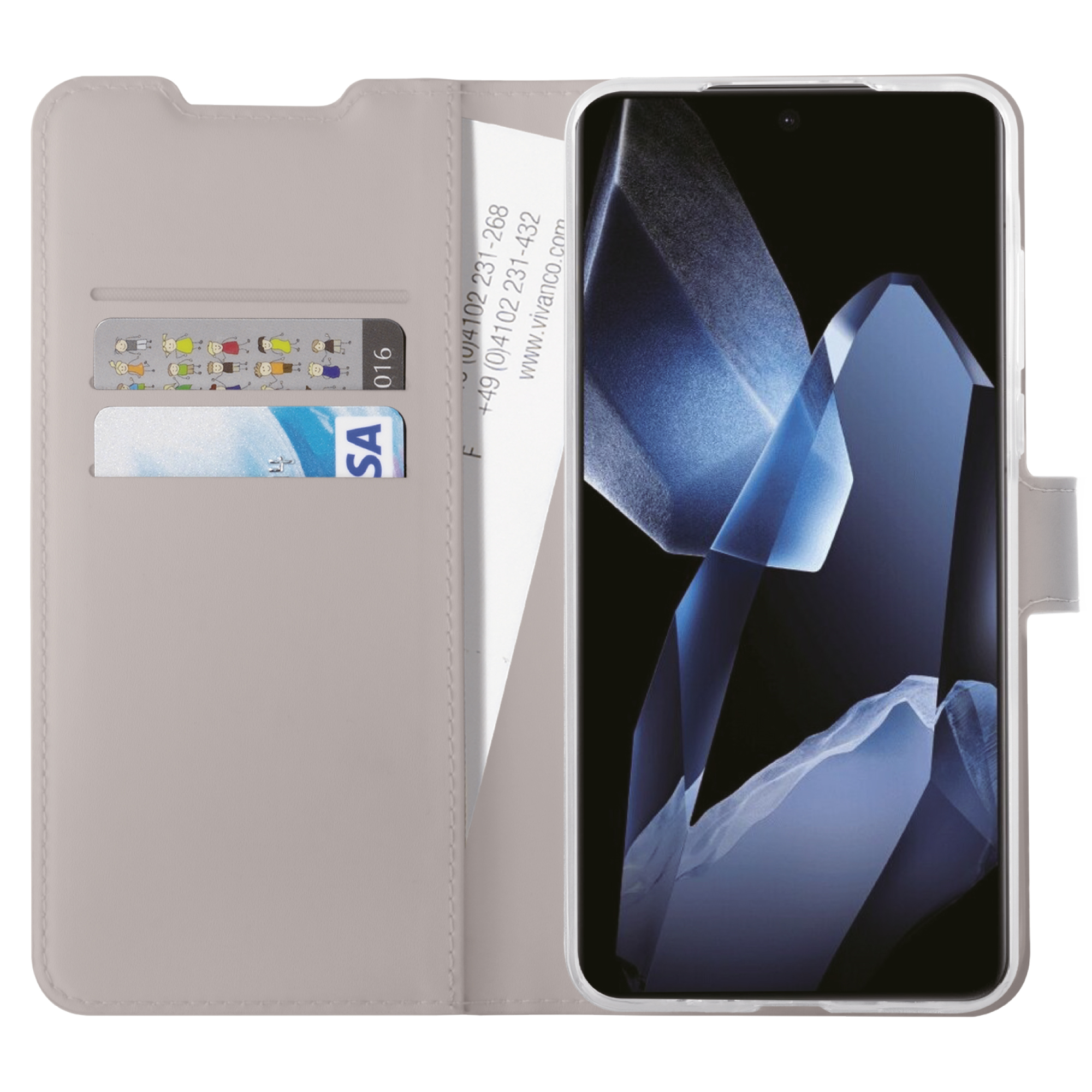 Vivanco Classic Plånboksfodral OnePlus 13 Taupe