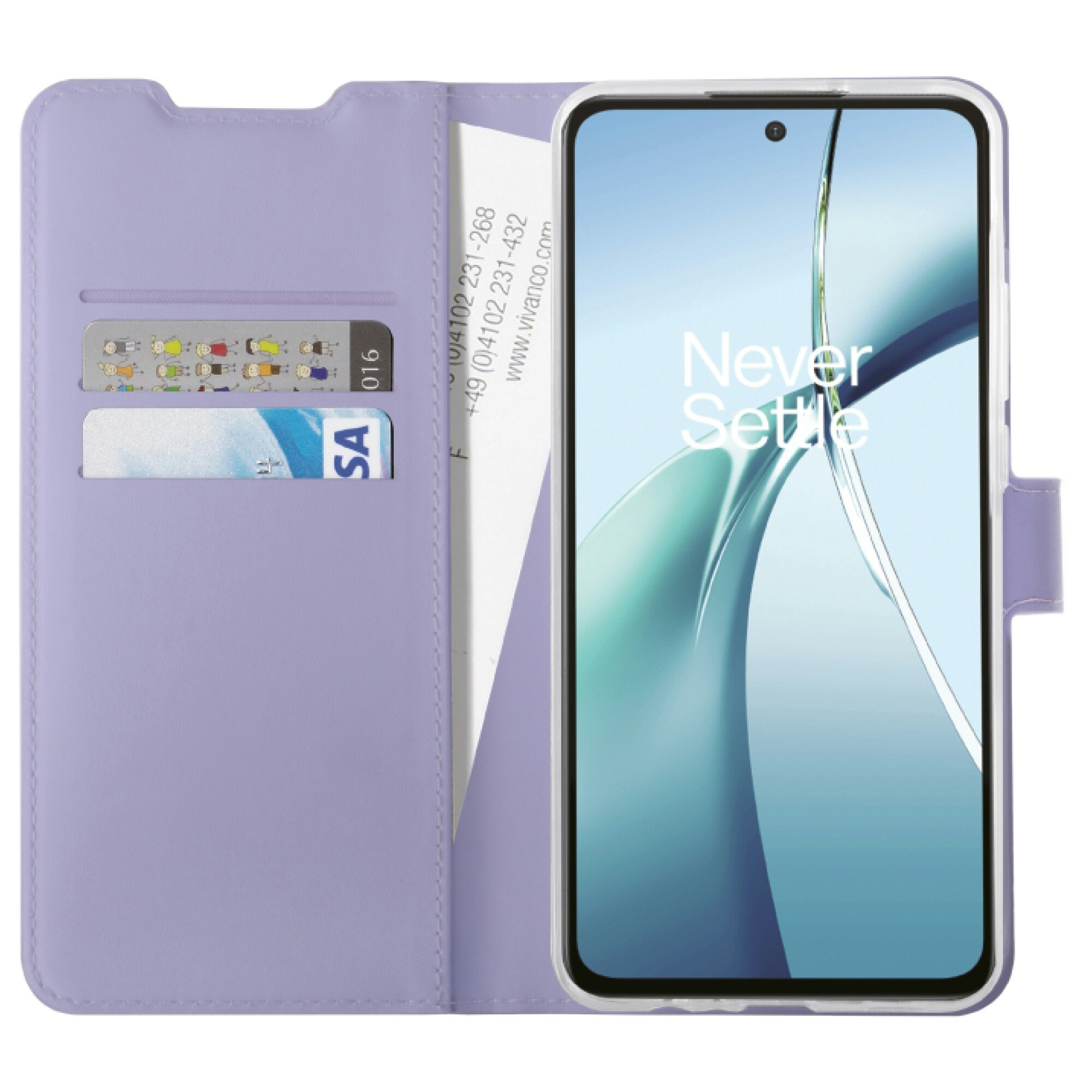 Vivanco Classic Plånboksfodral Nord CE4 Lite Lavendel