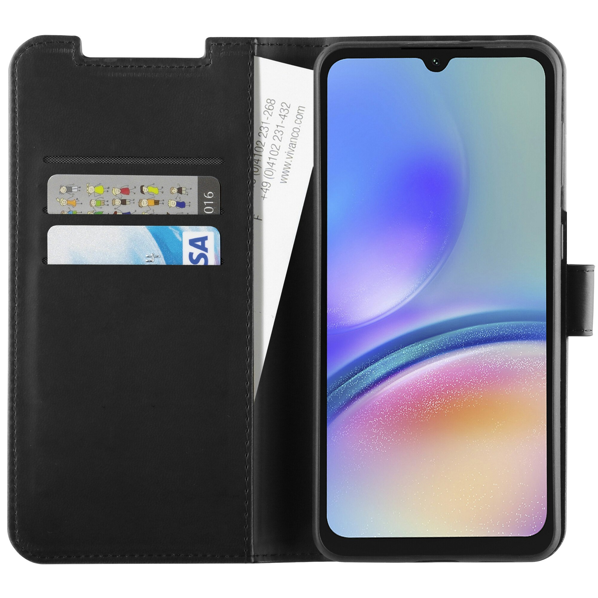 Vivanco Classic Plånboksfodral Galaxy S24 FE 5G Svart