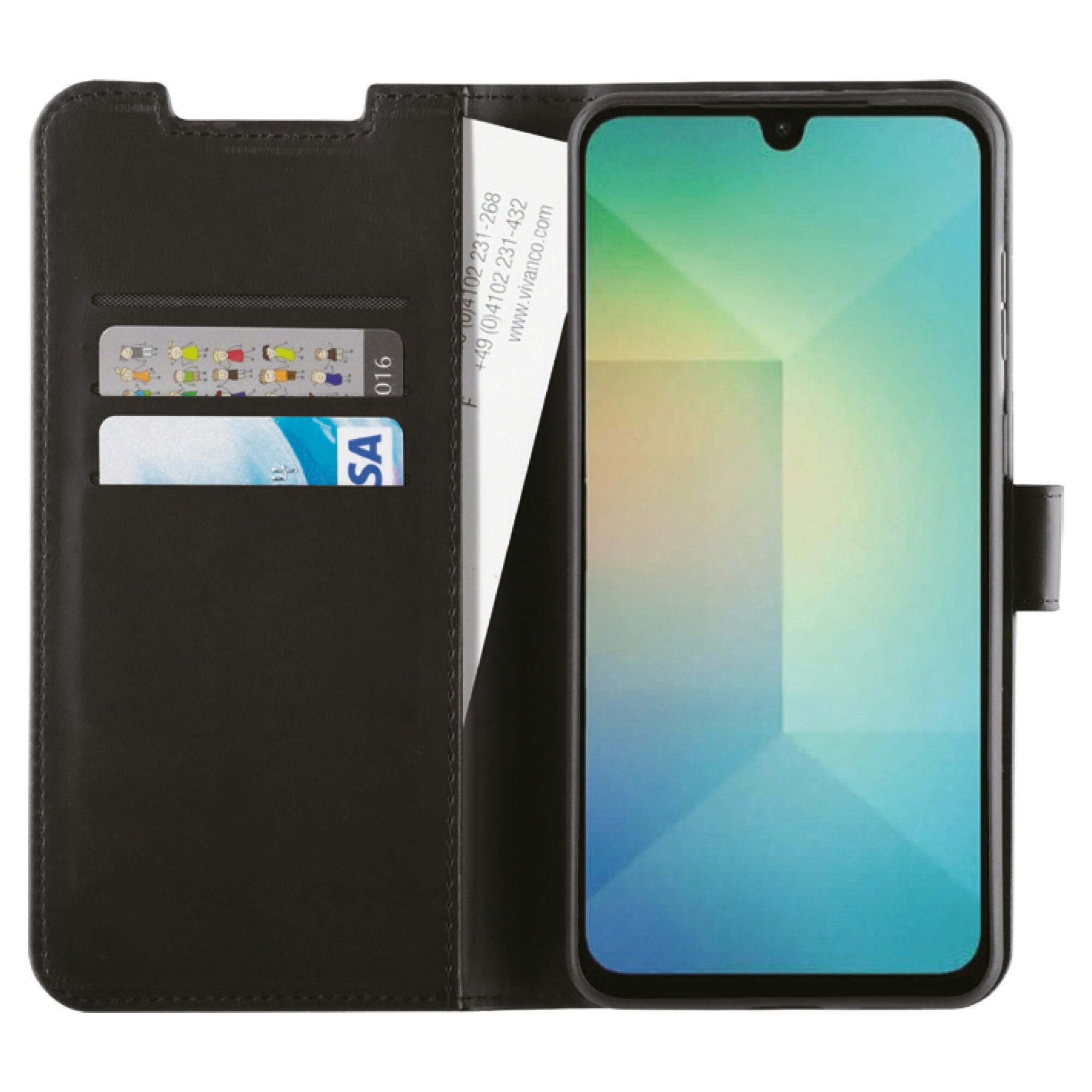 Vivanco Classic Plånboksfodral Samsung Galaxy A26 Svart