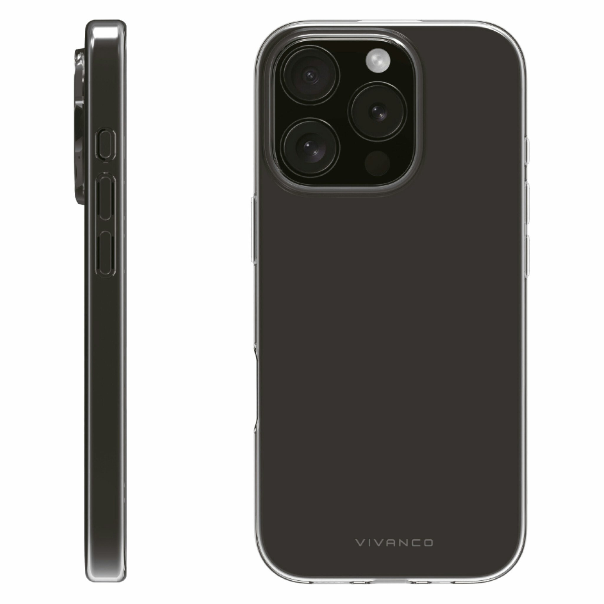 Vivanco Slim TPU skal iPhone 16 Pro Transparent