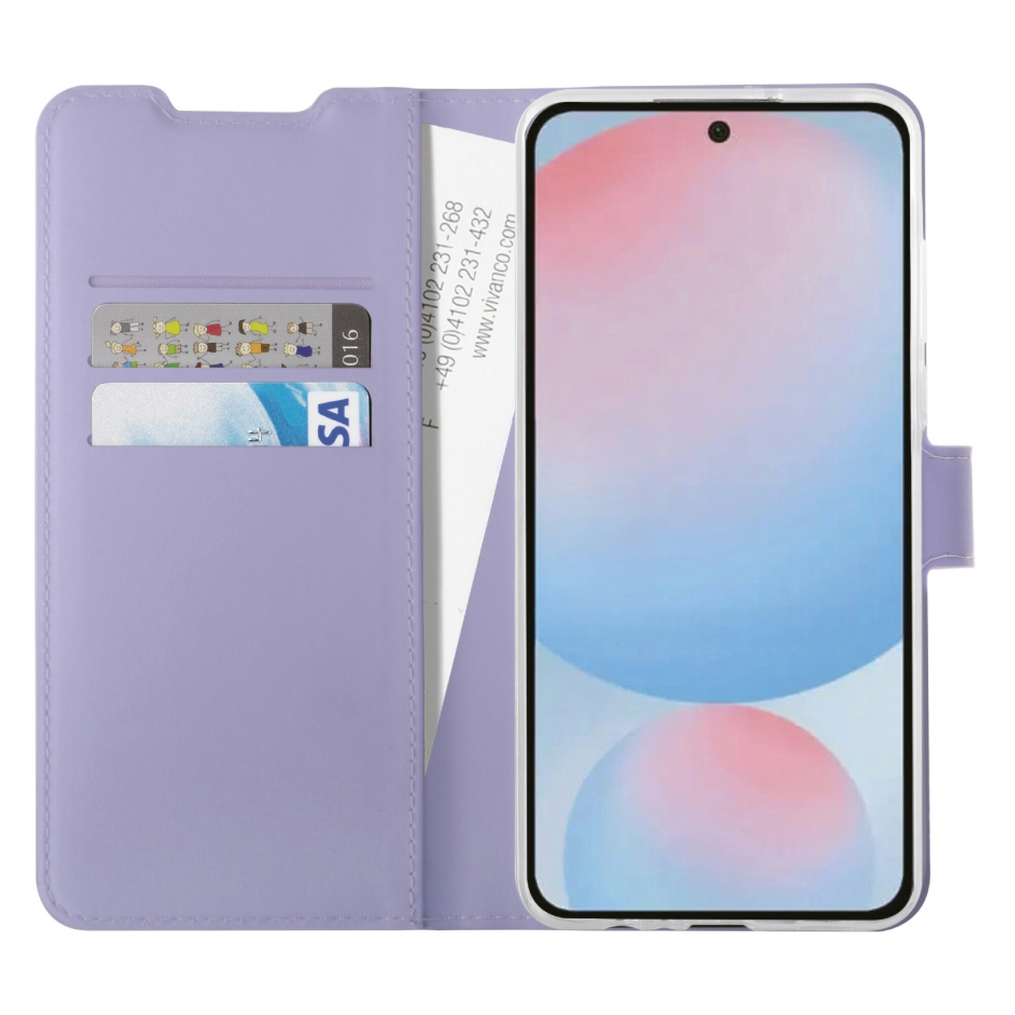 Vivanco Classic Plånboksfodral Samsung Galaxy A56/A36 Lavendel