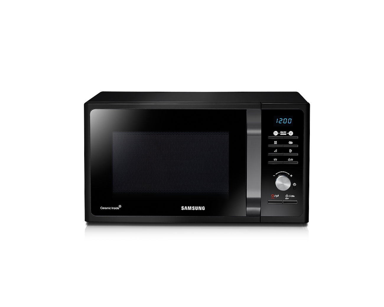 Samsung MG23F301TAK/BA mikrovågsugn Svart 23 L 800 W