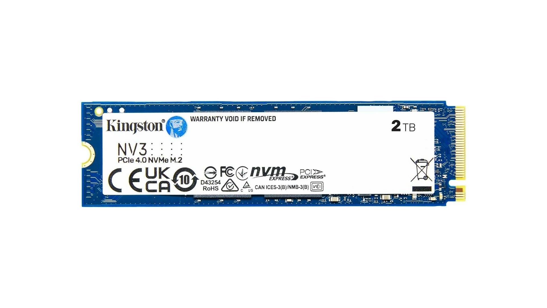 Kingston NV3 M.2 NVMe Gen 4 intern SSD 2TB
