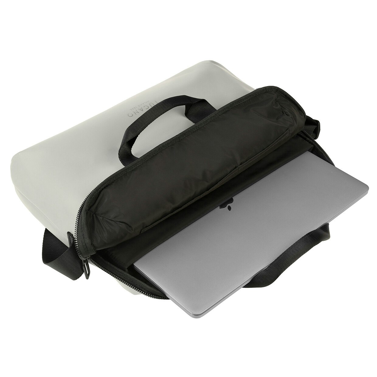 Tucano Gommo City 15.6"/MB 16" Notebook väska Ljusgrå