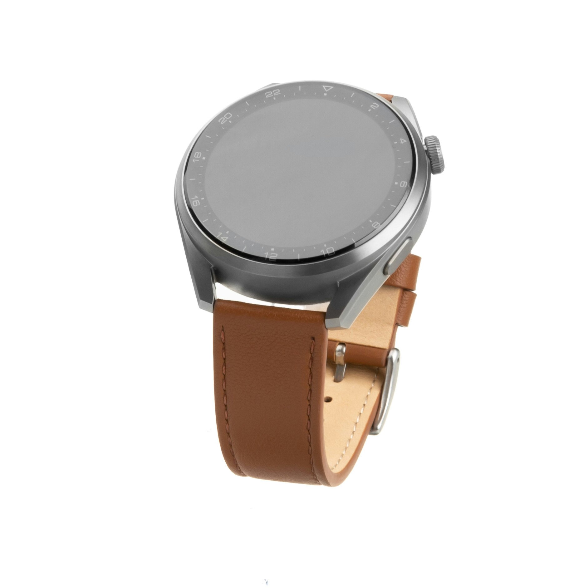 FIXED Äkta läderrem för Smartwatch Universal 20 mm Brun