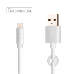 FIXED FIXED USB-A till Lightning MFI kabel 1m Vit