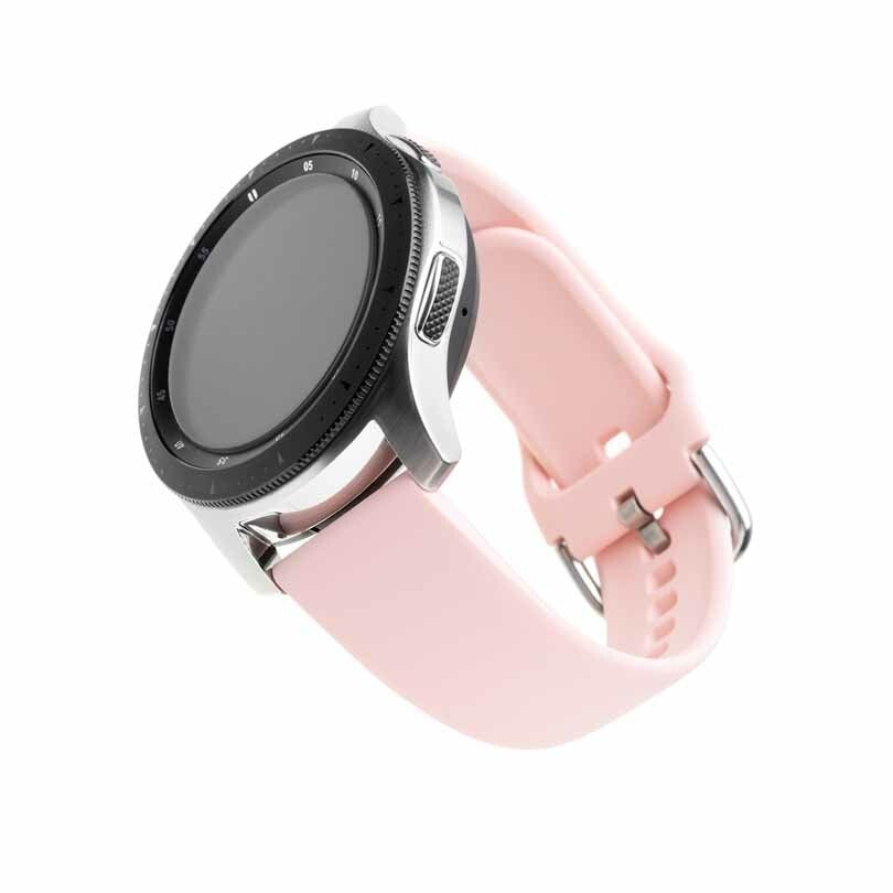 FIXED Silikonrem för Smartwatch Universal 22 mm Rosa