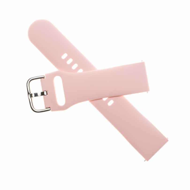 FIXED Silikonrem för Smartwatch Universal 22 mm Rosa