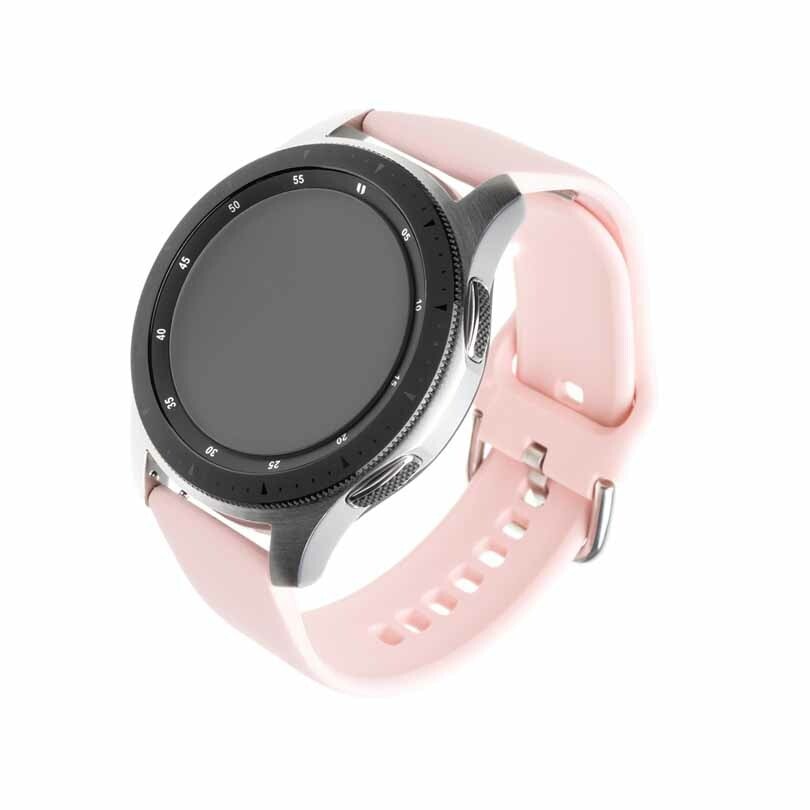 FIXED Silikonrem för Smartwatch Universal 22 mm Rosa