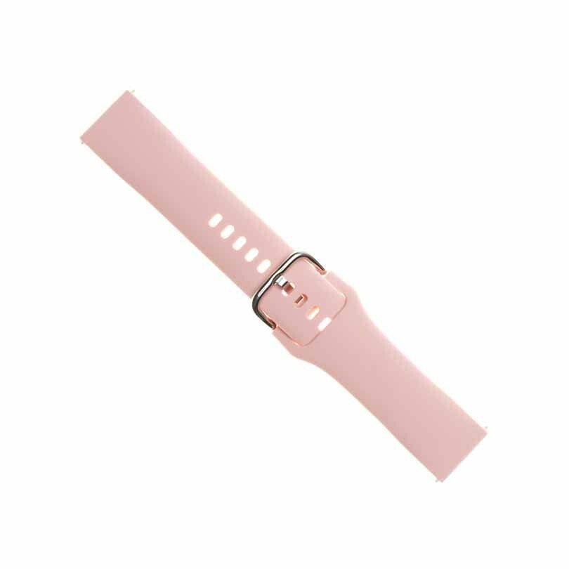 FIXED Silikonrem för Smartwatch Universal 22 mm Rosa