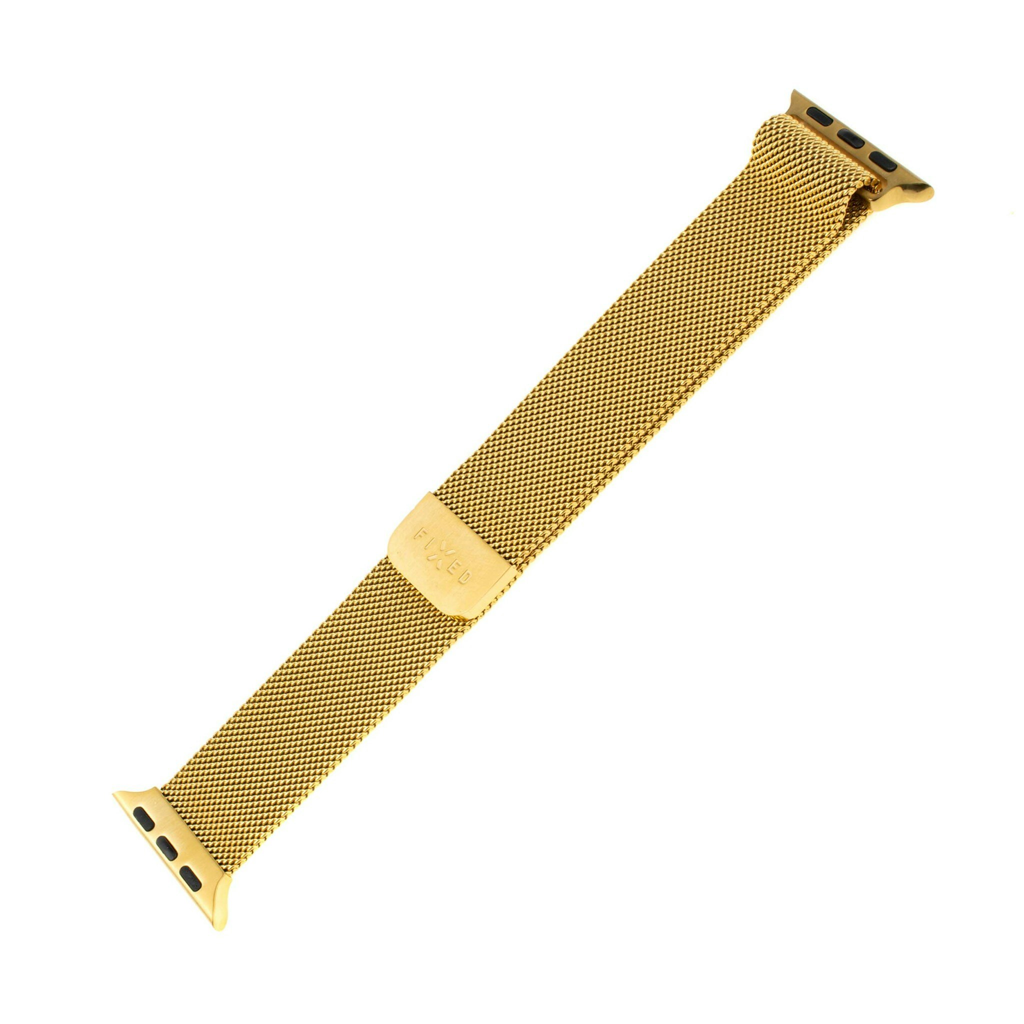 FIXED Mesh metallrem för Apple Watch 38/40/41mm Guld