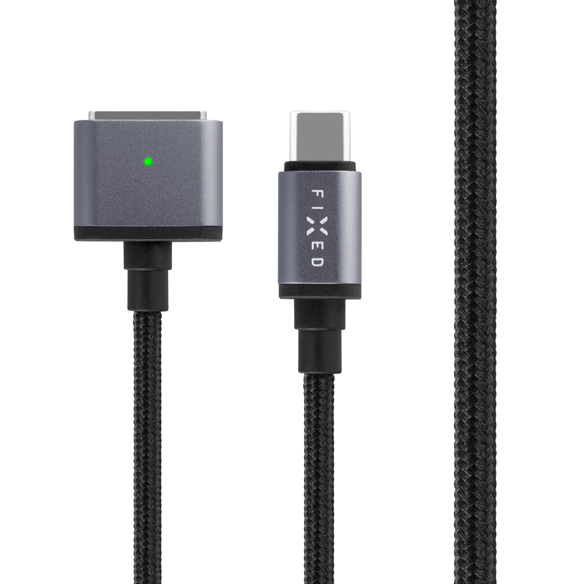 FIXED MacBook MagSafe 3 140W USB-C kabel 2m Svart