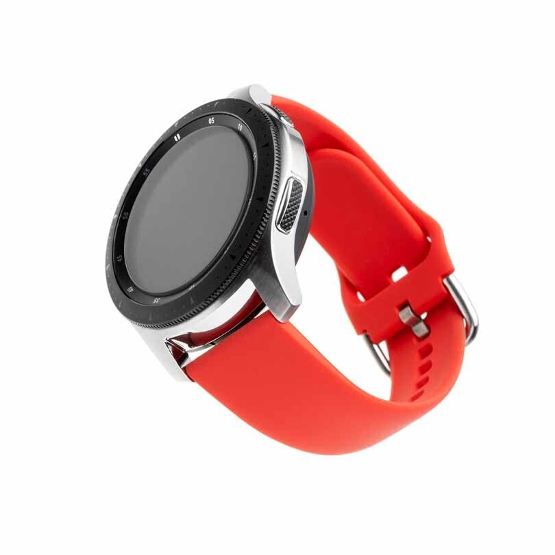 FIXED Silikonrem för Smartwatch Universal 20 mm Röd