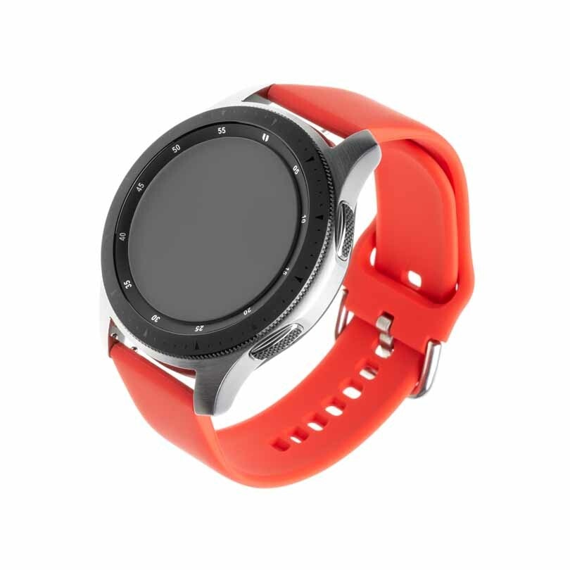 FIXED Silikonrem för Smartwatch Universal 20 mm Röd