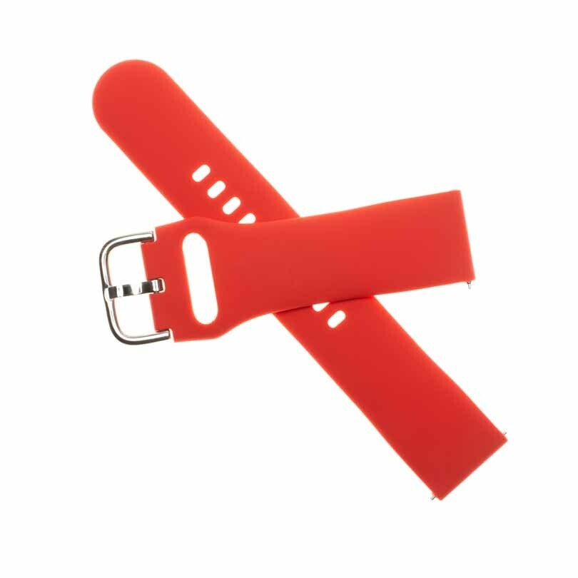 FIXED Silikonrem för Smartwatch Universal 20 mm Röd