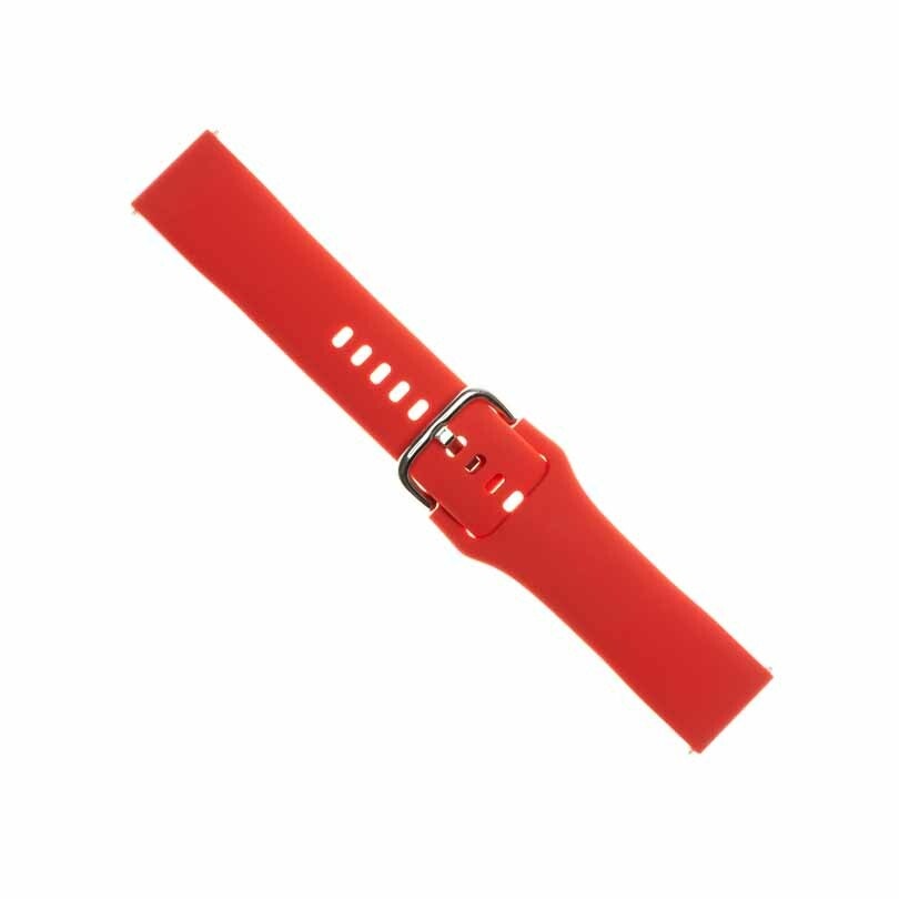 FIXED Silikonrem för Smartwatch Universal 20 mm Röd