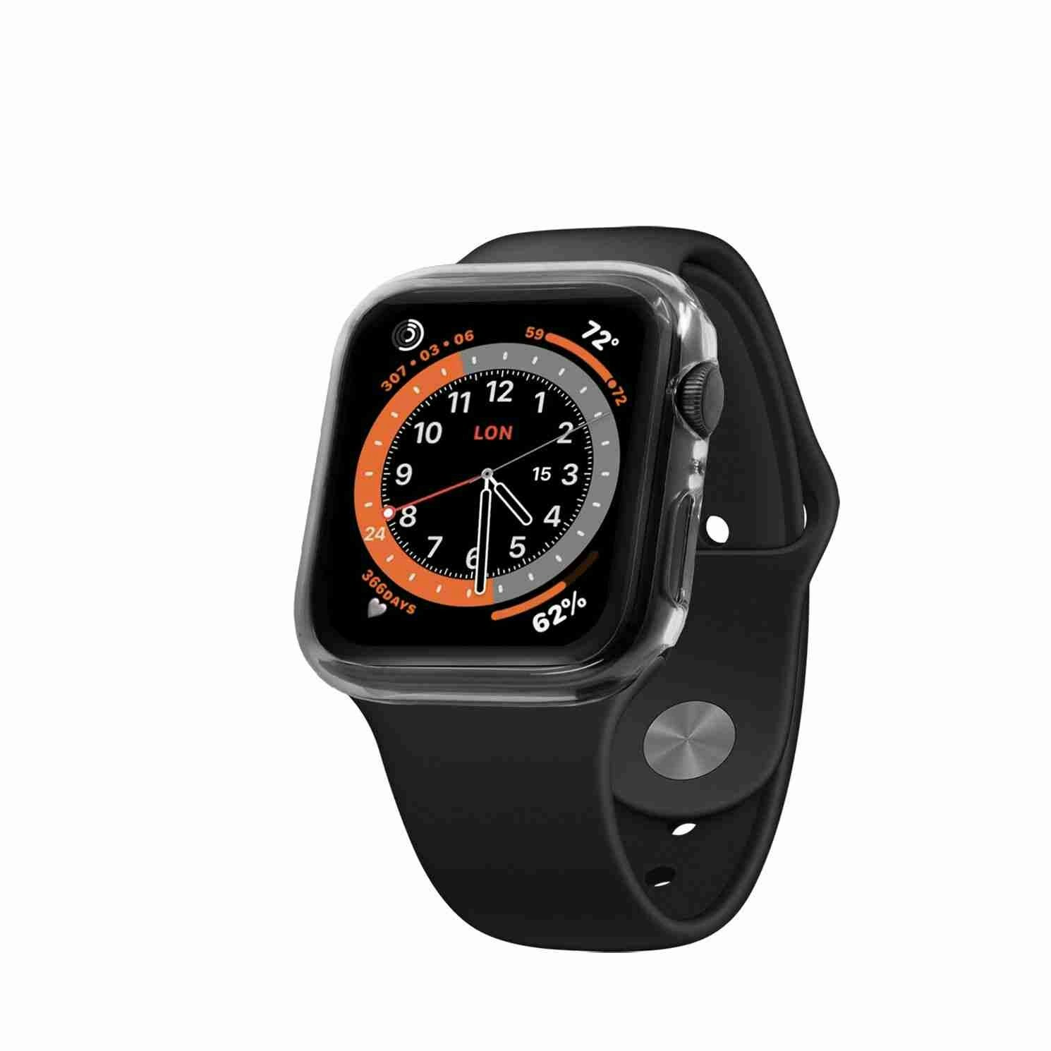FIXED PURE Skyddsfodral och glas för Apple Watch 45 mm