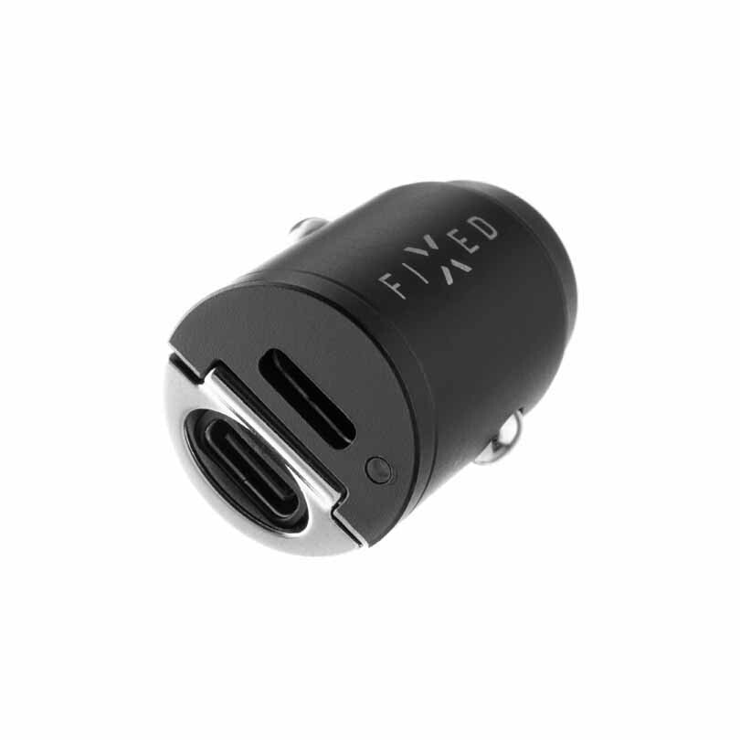 FIXED Super Snabb Billaddare 30W 2x USB-C PD Svart