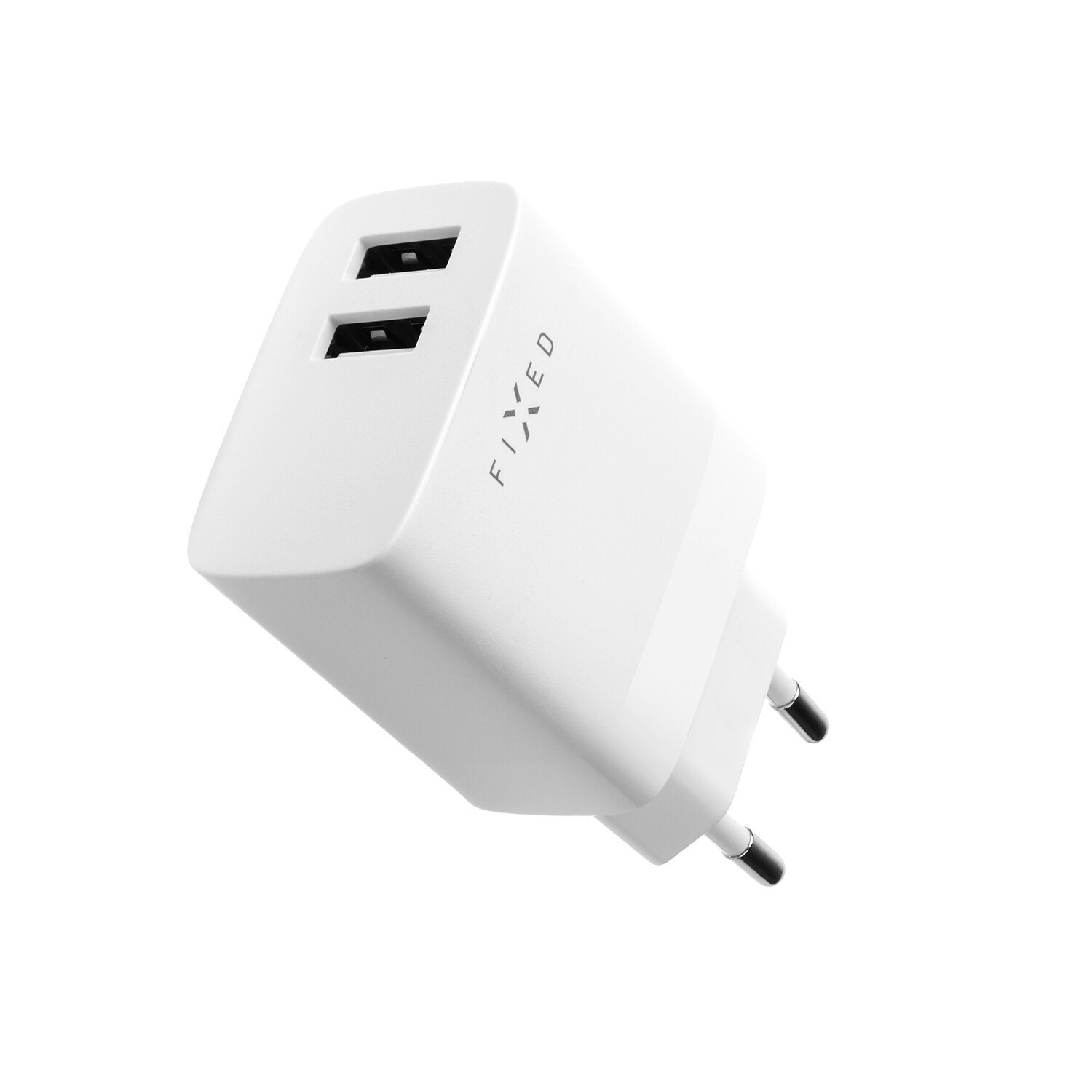 FIXED Hemladdare 2xUSB-A 17W Vit