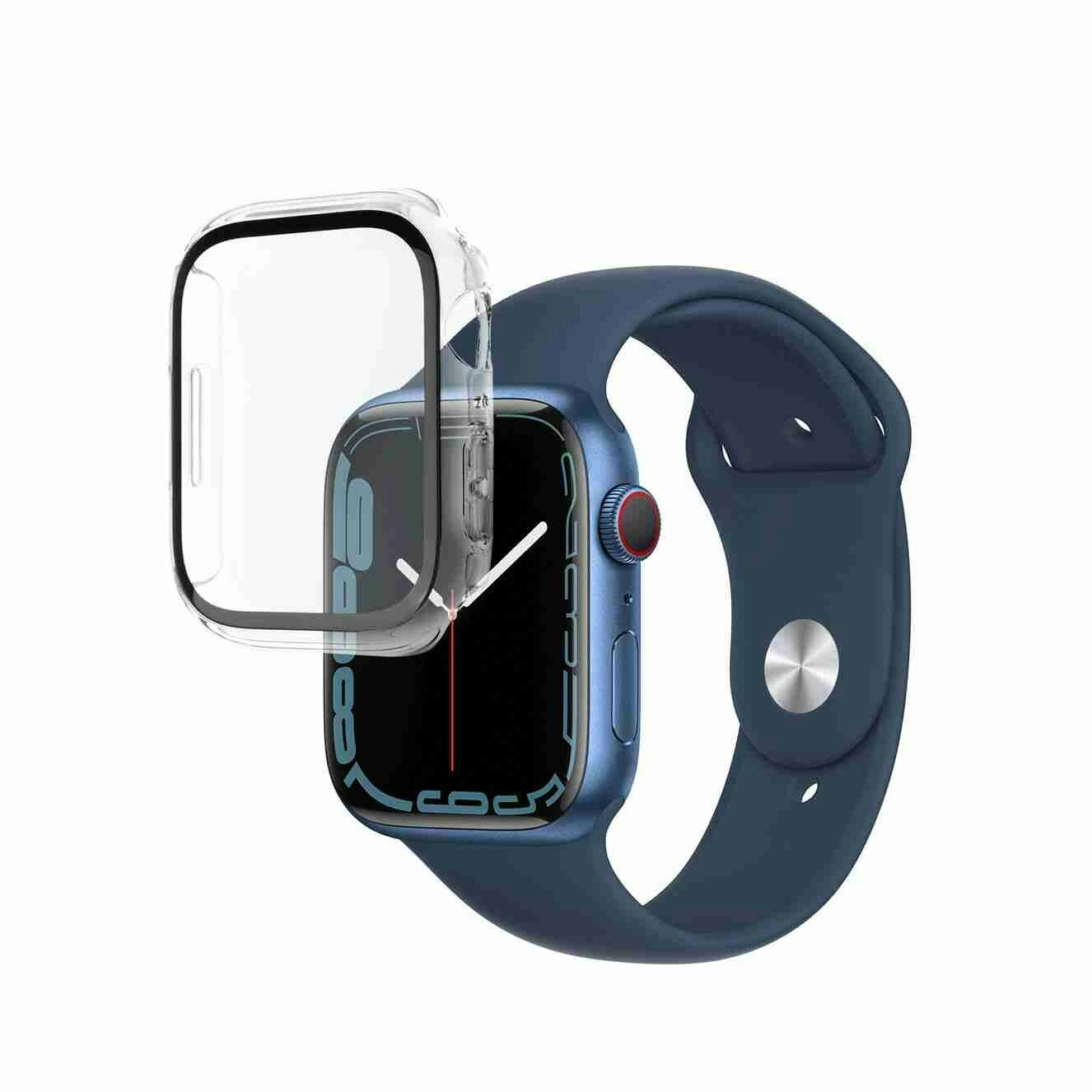 FIXED PURE Skyddsfodral och glas för Apple Watch 41 mm