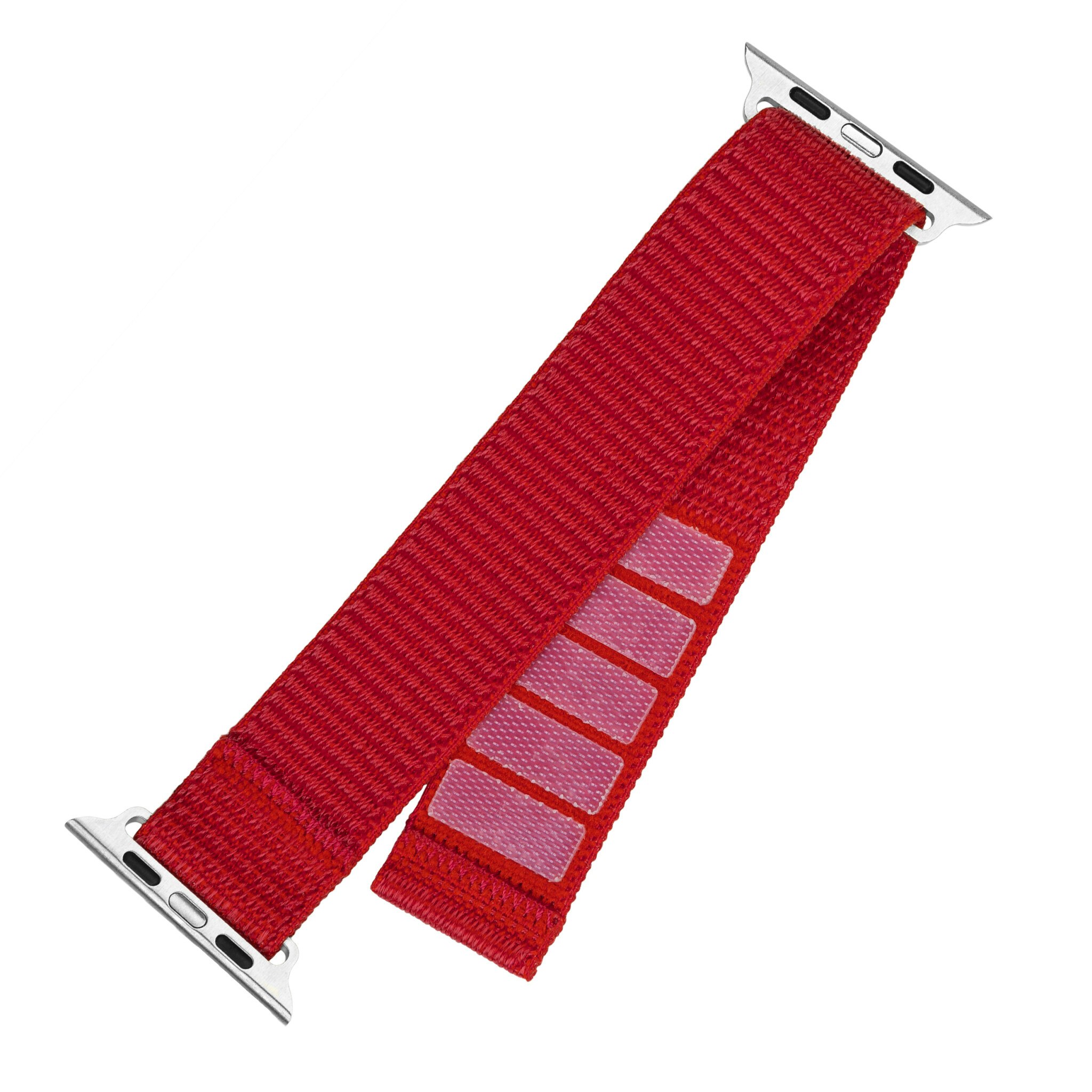 FIXED Nylonrem för Apple Watch 38/40/41mm Röd