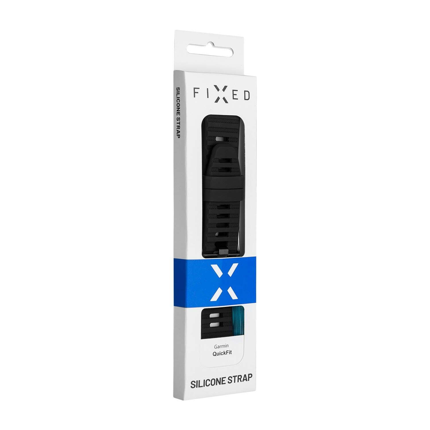 FIXED Silikonrem för Garmin QuickFit 26mm Svart