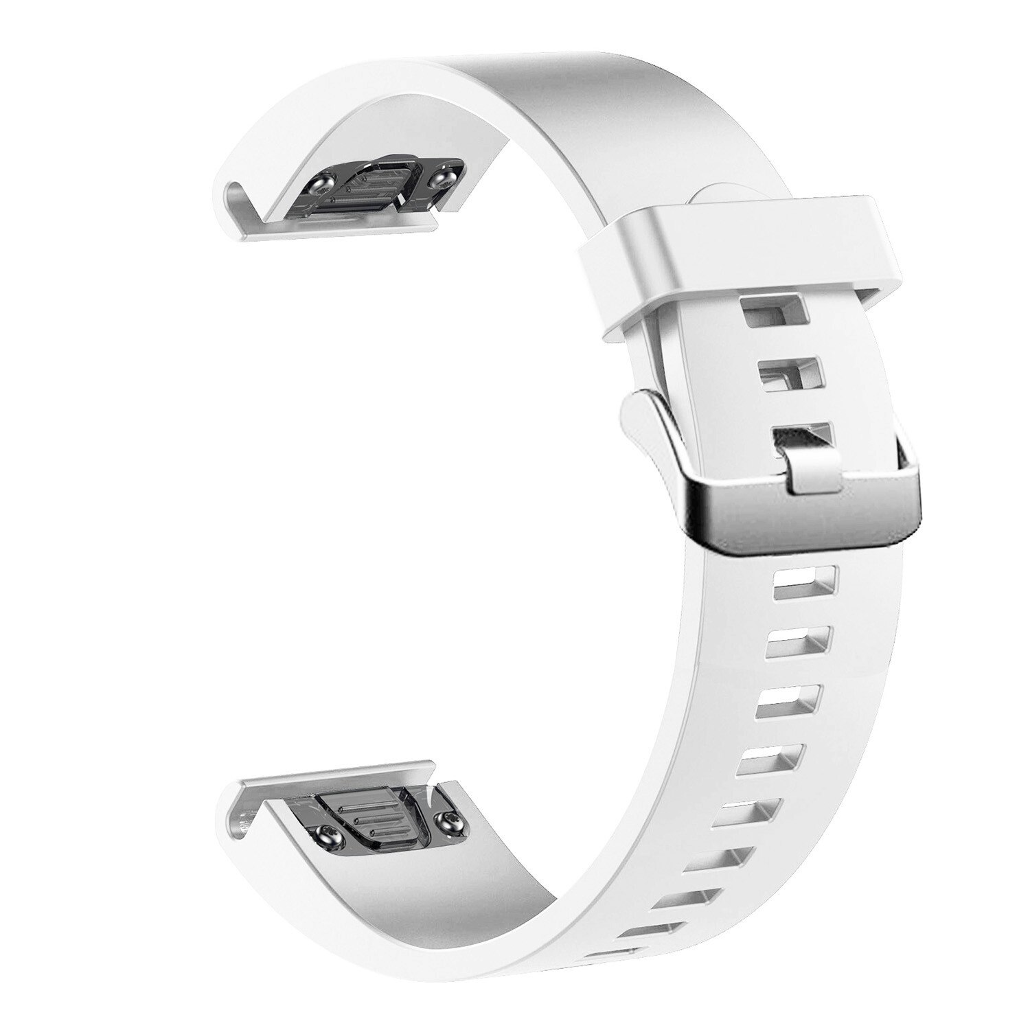 FIXED Silikonrem för Garmin QuickFit 20 mm Vit
