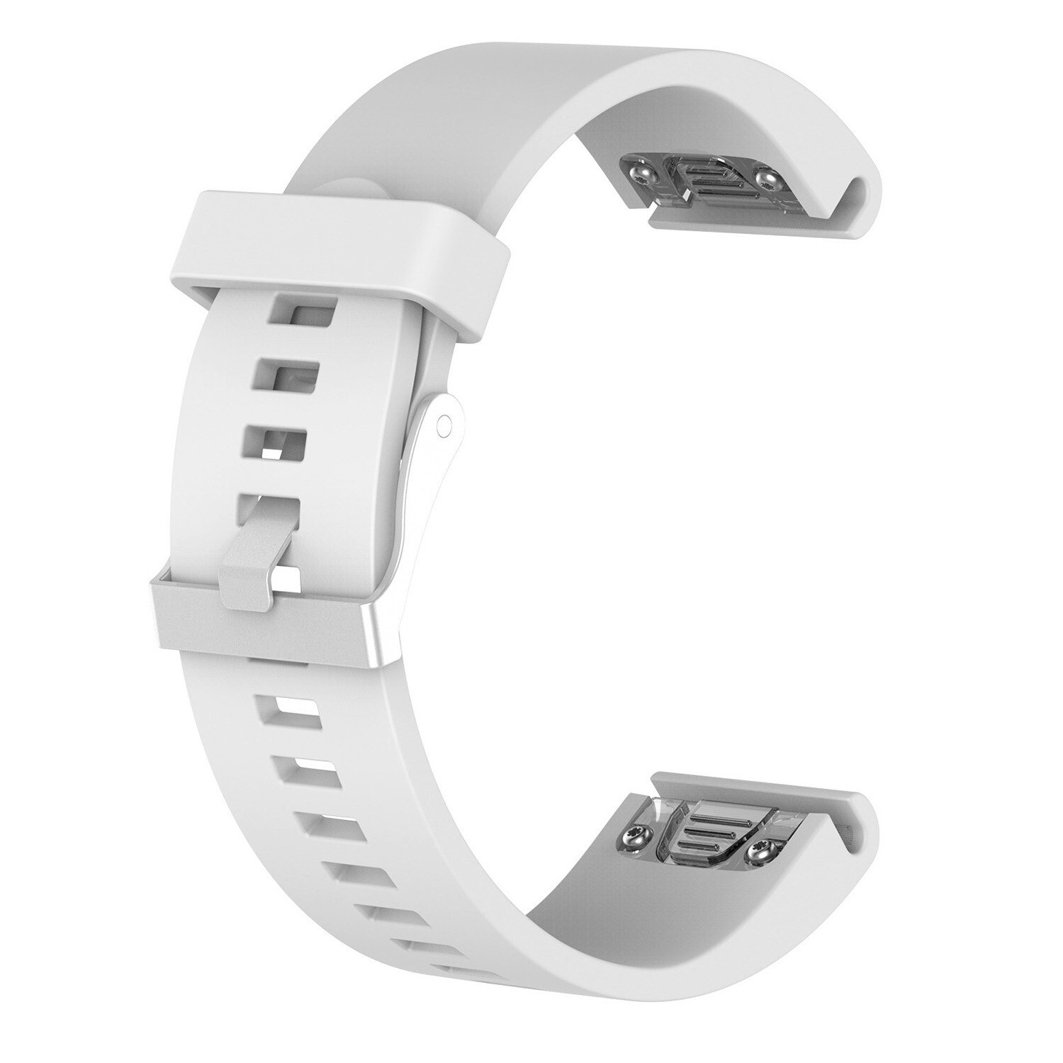 FIXED Silikonrem för Garmin QuickFit 20 mm Vit