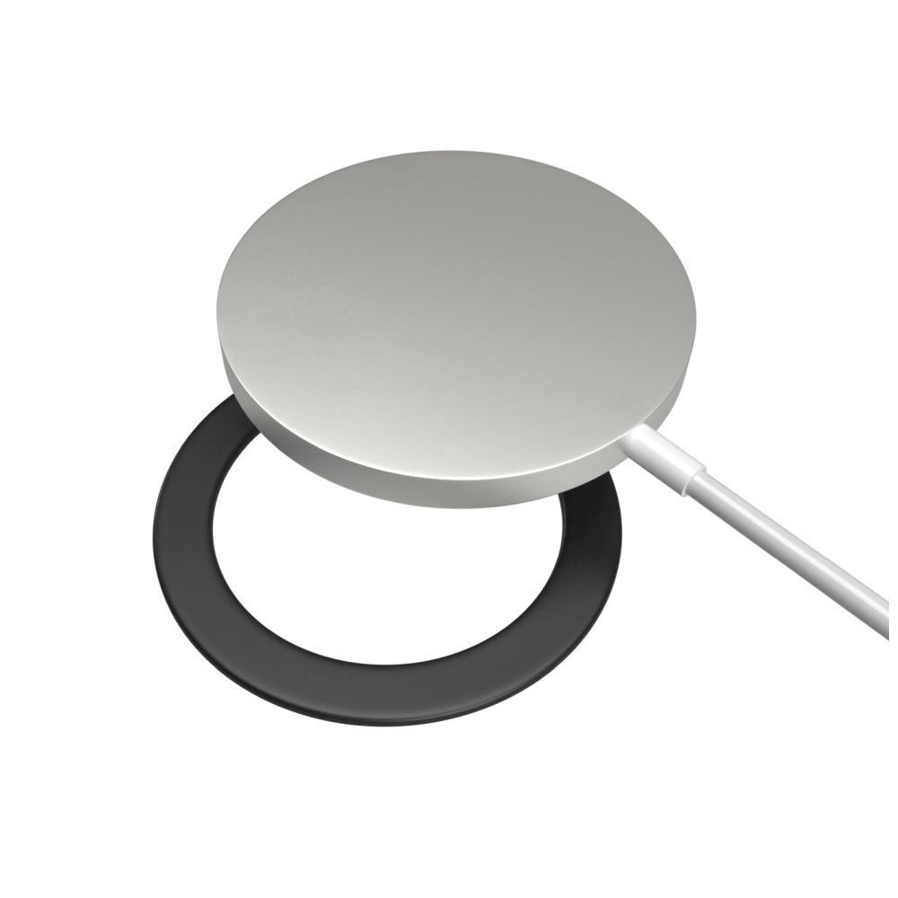 FIXED MagPlate ring för MagSafe-kompatibilitet Svart