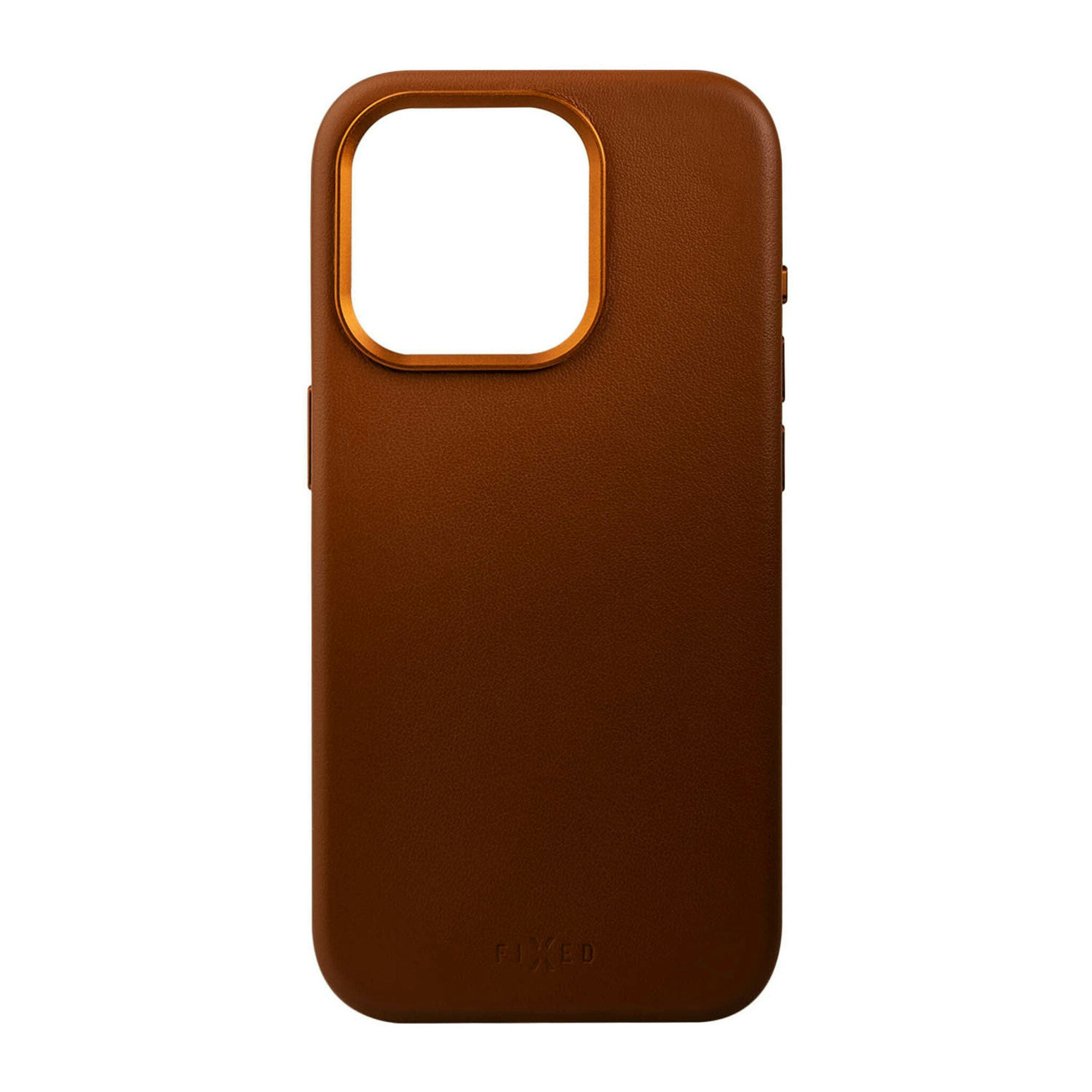 FIXED MagLeather skyddsskal iPhone 16 Pro Brun